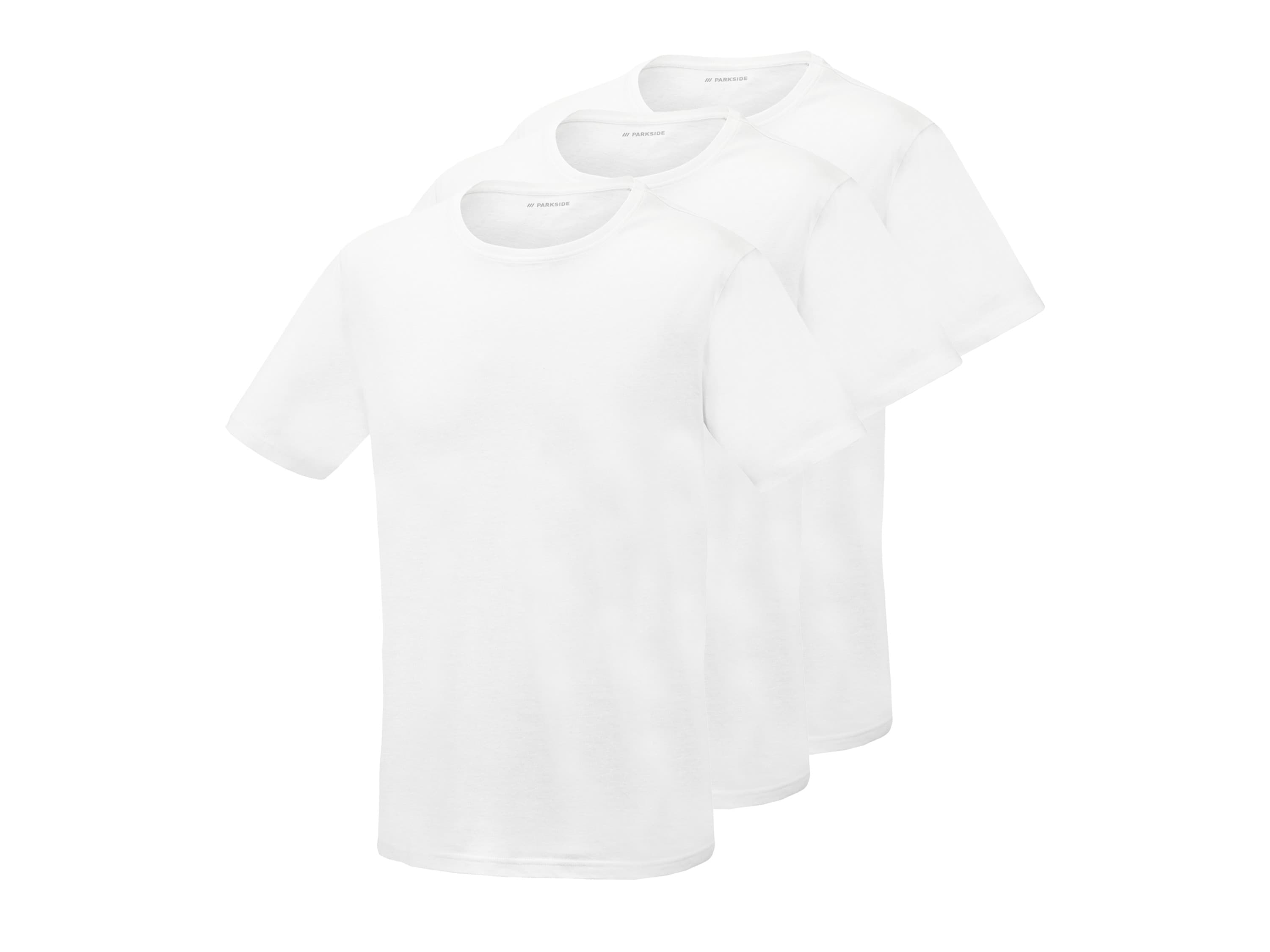 PARKSIDE® Pánske tričko, 3 kusy (biela, S (44/46)) 1