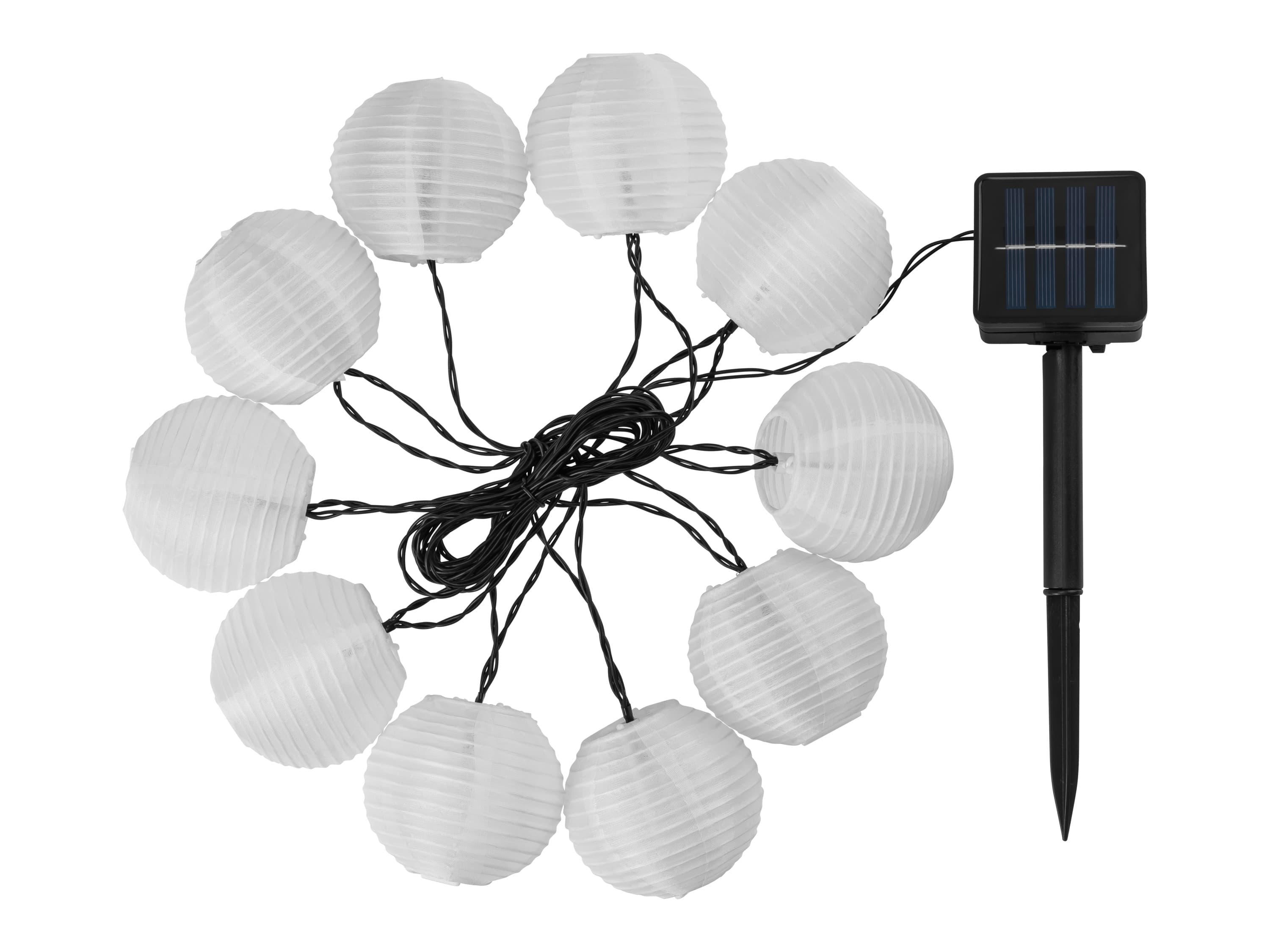 LIVARNO® Solárna svetelná LED reťaz, 10 LED (biela) 1
