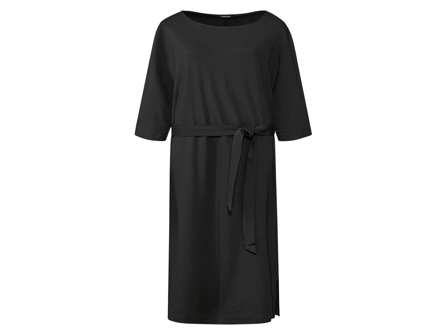 esmara® Dámske šaty s 3/4 rukávmi (čierna, M (40/42))