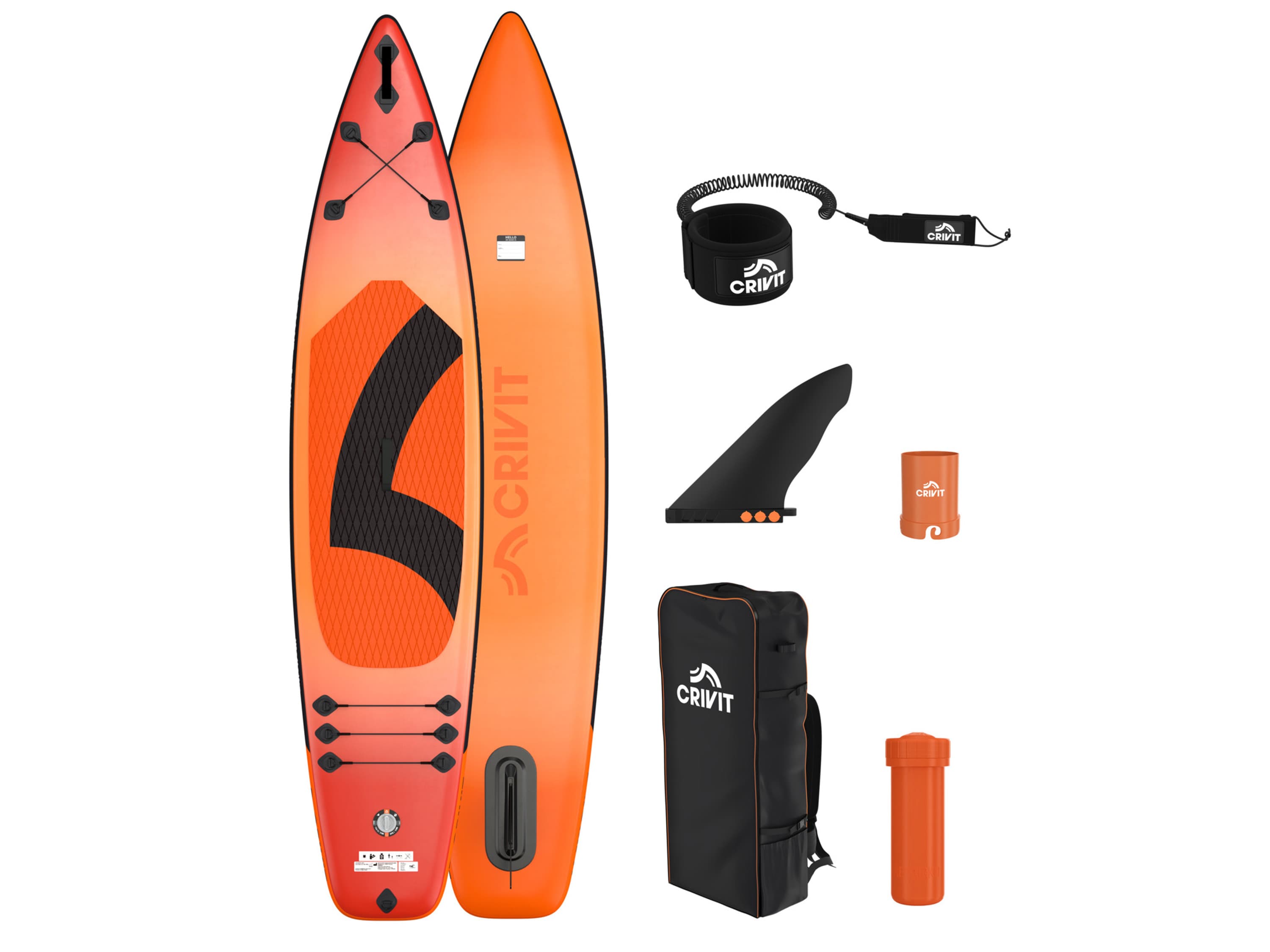 CRIVIT Jednokomorový paddleboard Touring 1