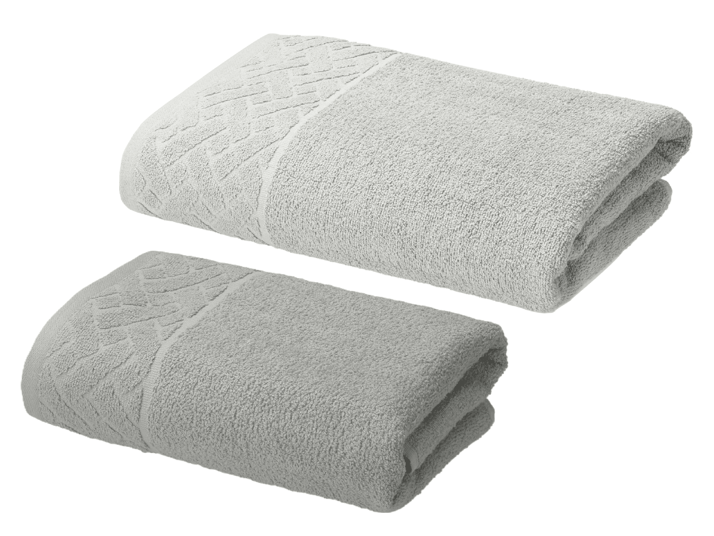 LIVARNO® Froté osuška, 70 x 140 cm + Froté uterák, 50 x 100 cm, sivá