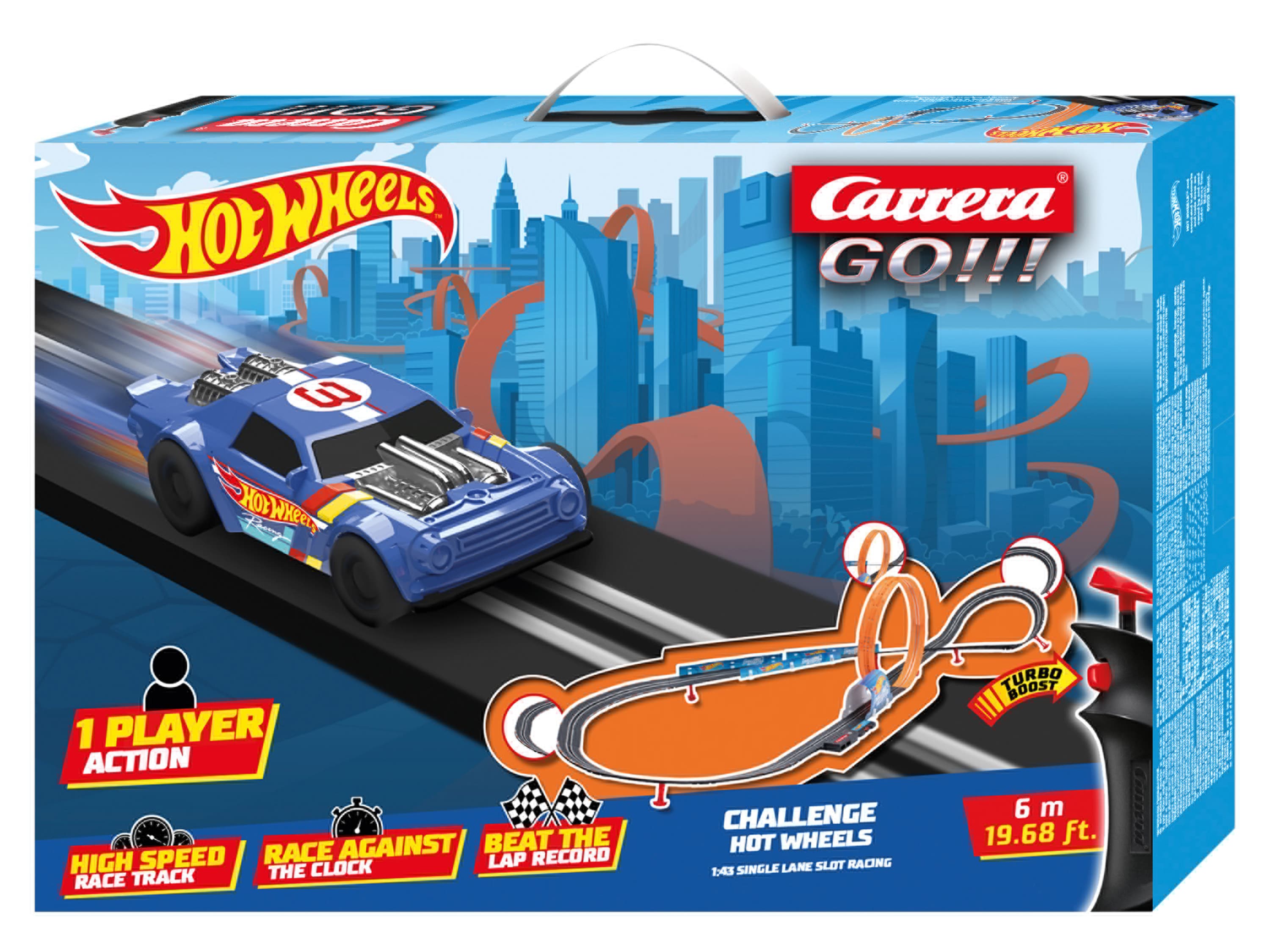 Carrera GO!!! Challenge Autodráha pre 1 hráča (High Speed Hot Wheels)
