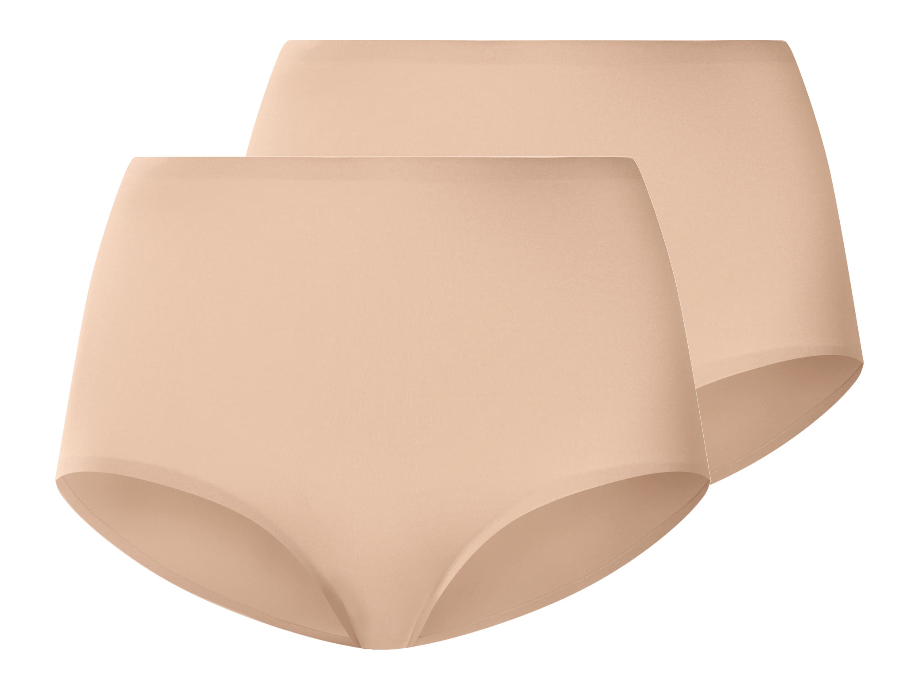 esmara® Dámske nohavičky s vysokým pásom, 2 kusy (béžová, XS (32/34)) 1