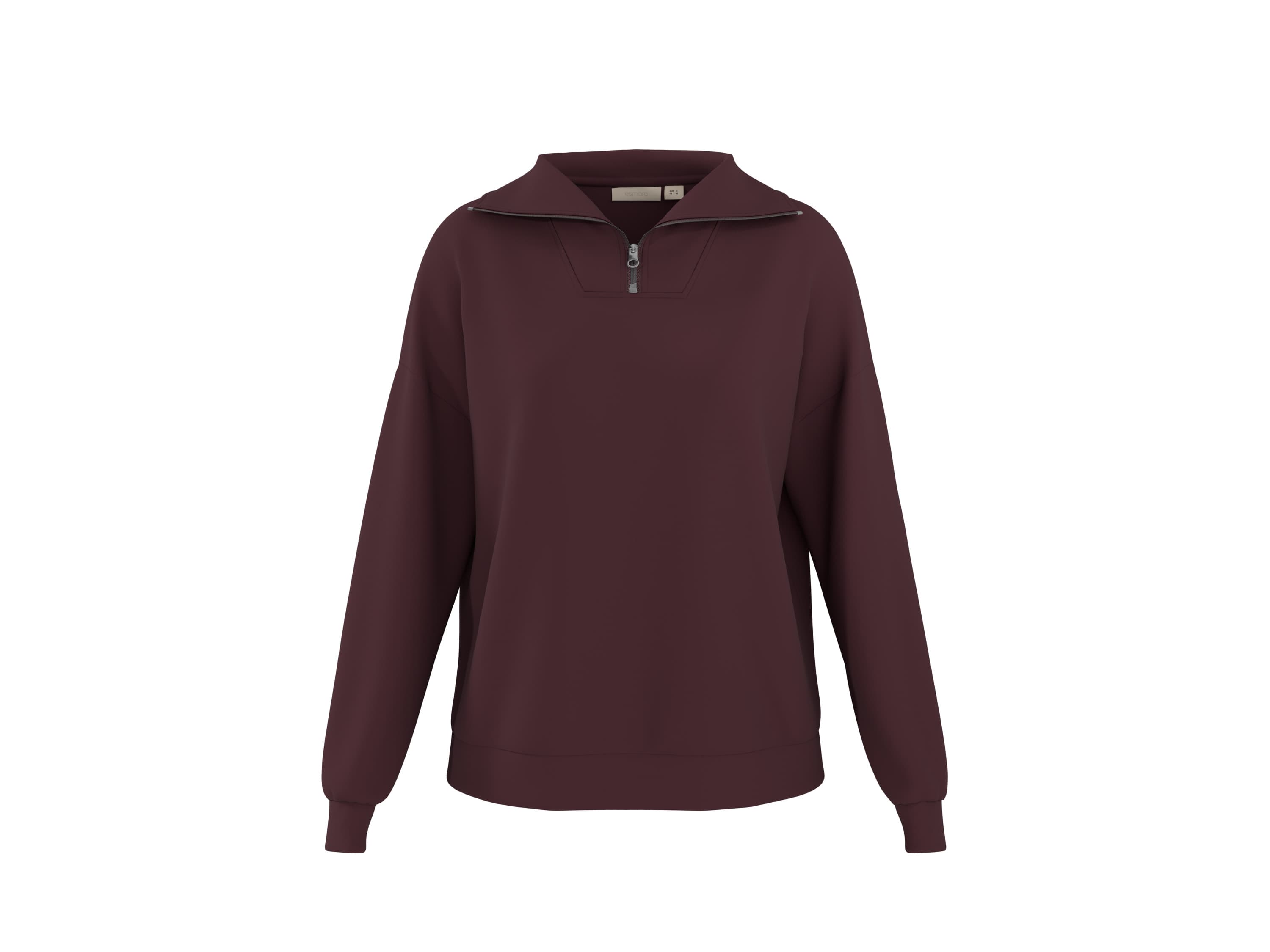 ESMARA® Dámsky pulóver (bordová, S (36/38))