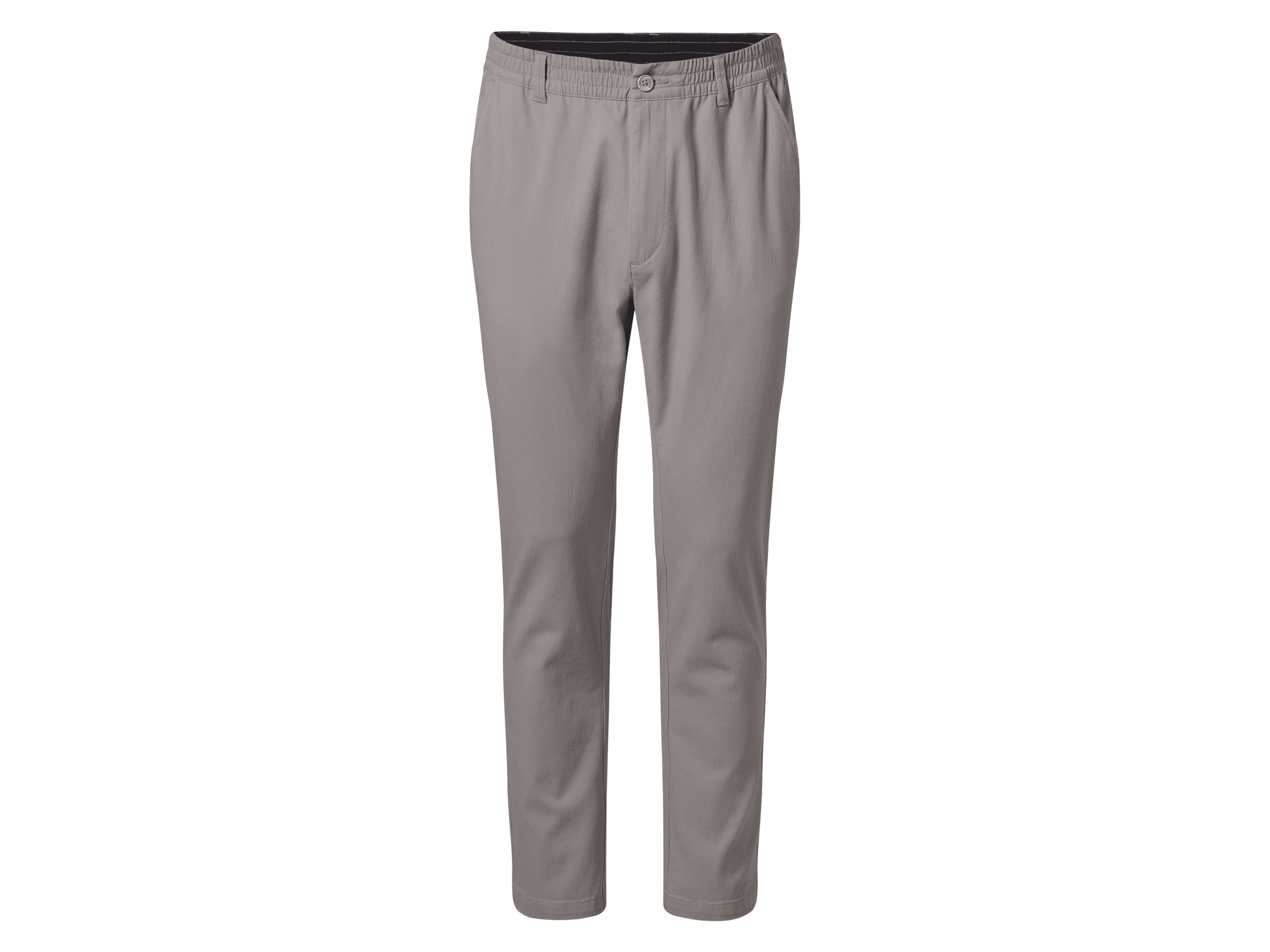 esmara Men Pánske chino nohavice „Slim Fit" (sivá, L (52/54))