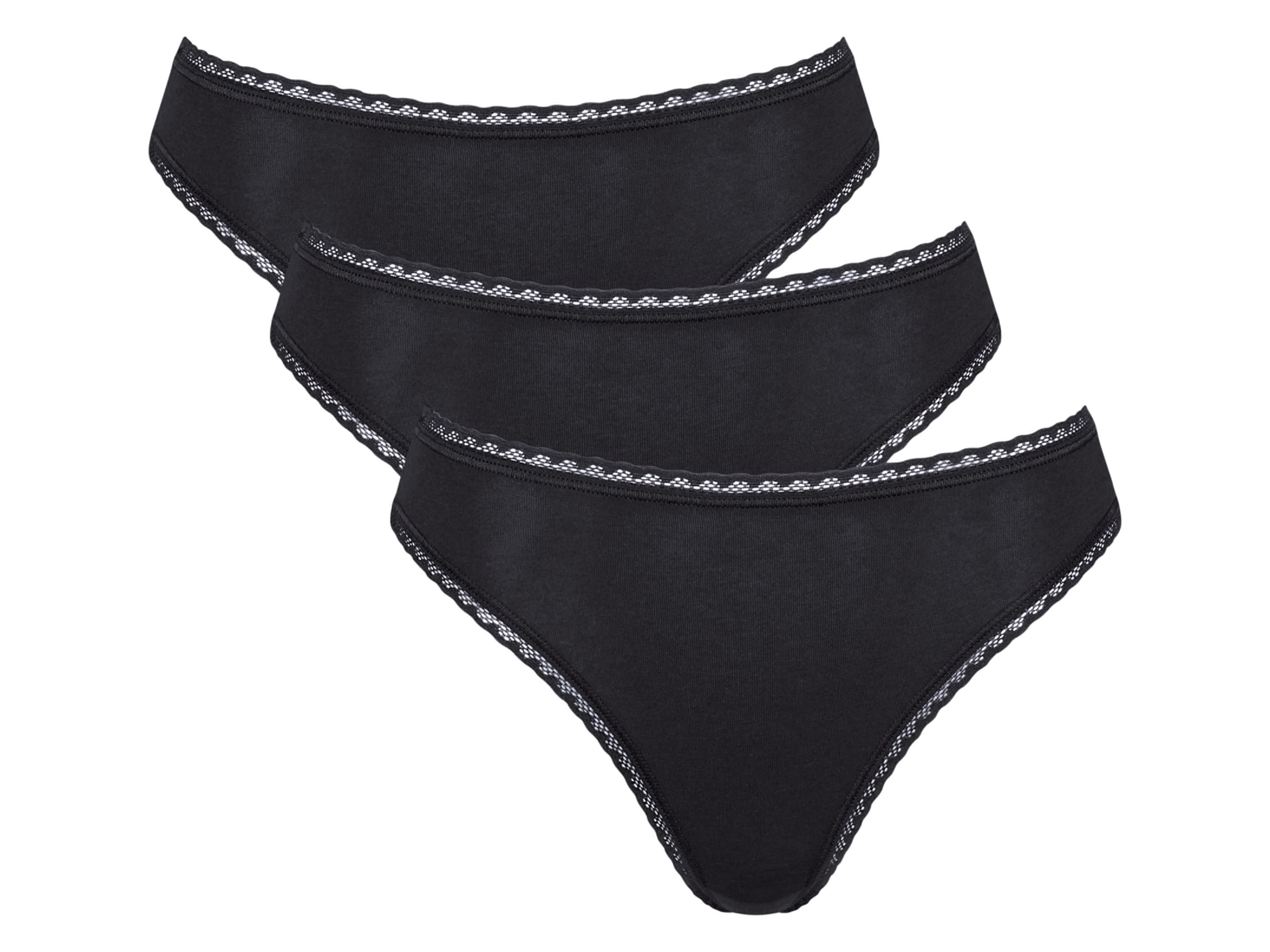 HELLO BY SLOGGI Dámske nohavičky Tai/Midi/Maxi, 3 kusy (Tai (Briefs), 40) 1