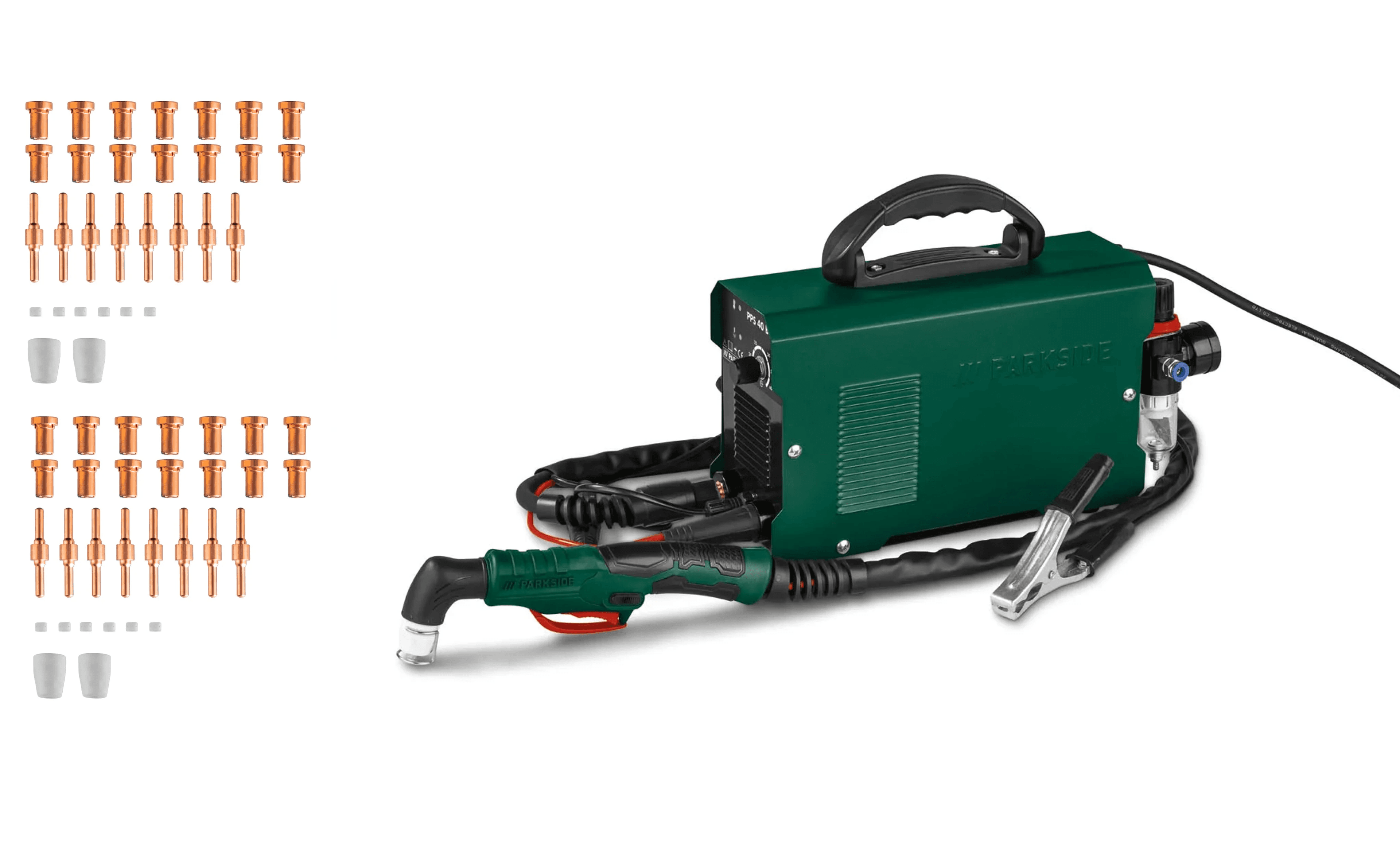 PARKSIDE® Plazmová rezačka PPS 40 B3 + 2 x súprava trysiek a elektród PDES 4 B2 1