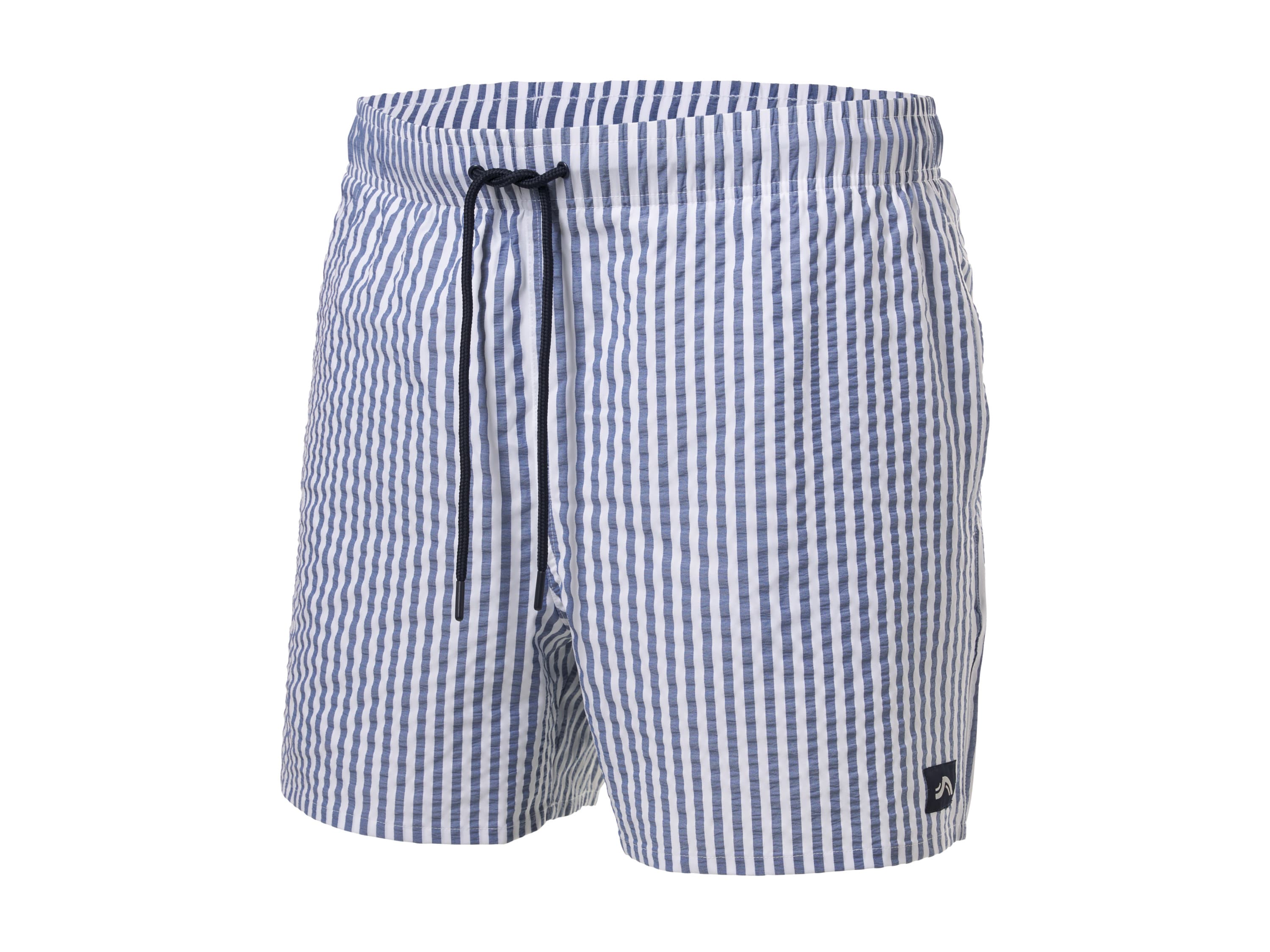CRIVIT Pánske šortky na kúpanie (navy modrá/pruhy, L (52/54)) 1