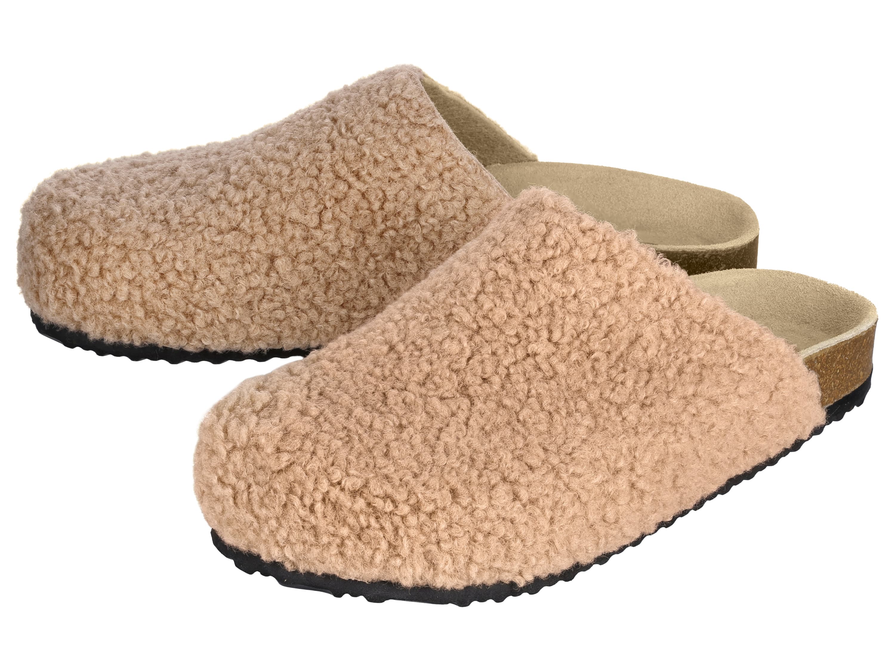 esmara® Dámske plyšové papuče (béžová, 41) 1