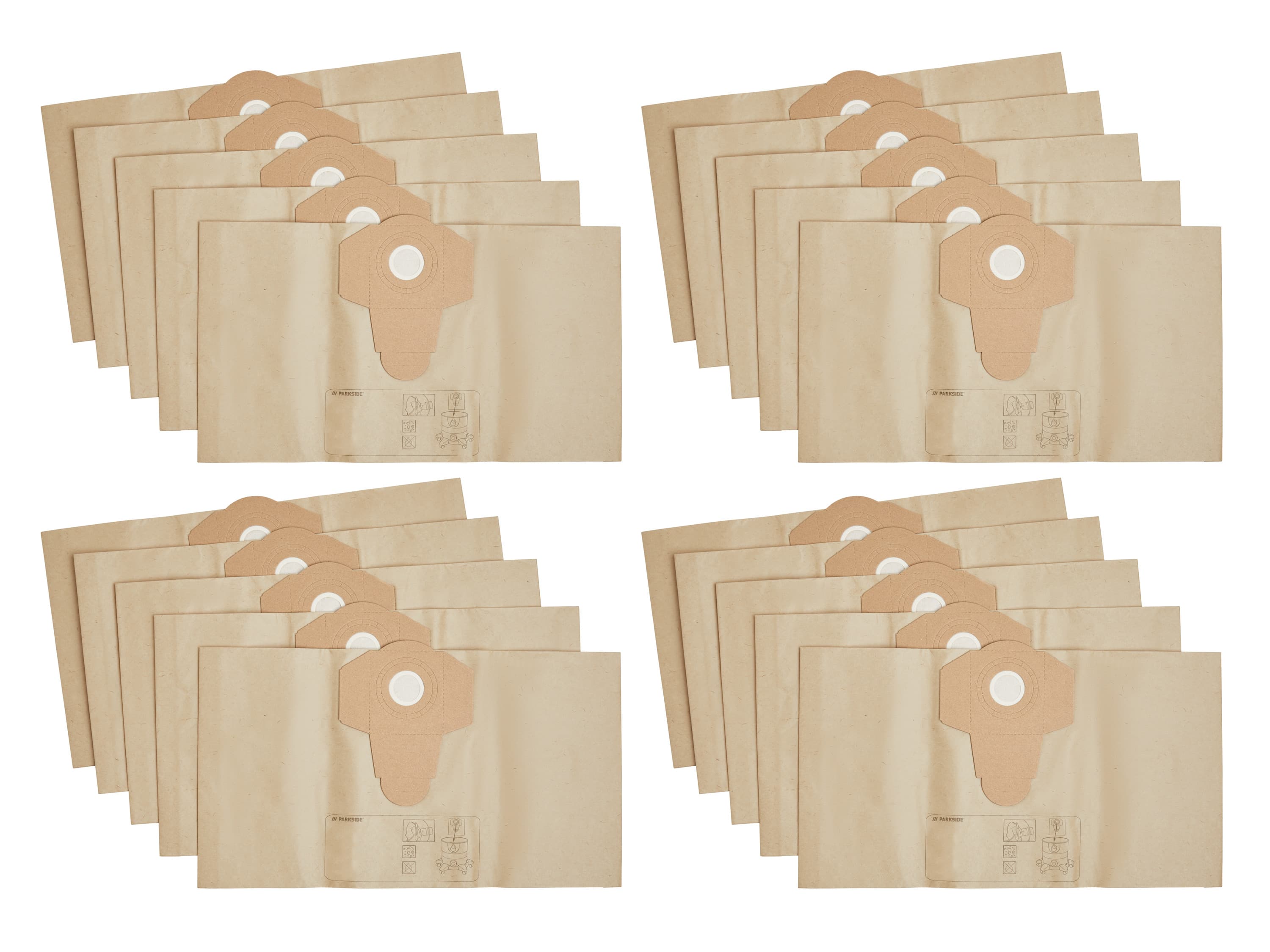 PARKSIDE® Filtračné vrecká PFT 20 A1 XXL, 20 kusov 1