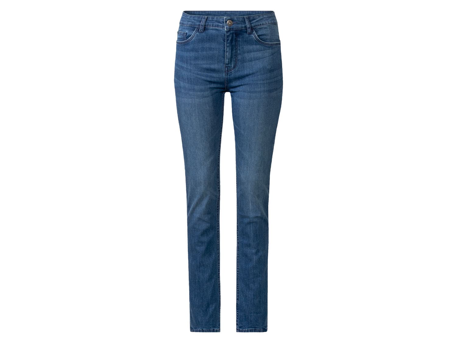 esmara® Dámske rifle „Slim Fit" (normálna dĺžka, tmavomodrá, 34)