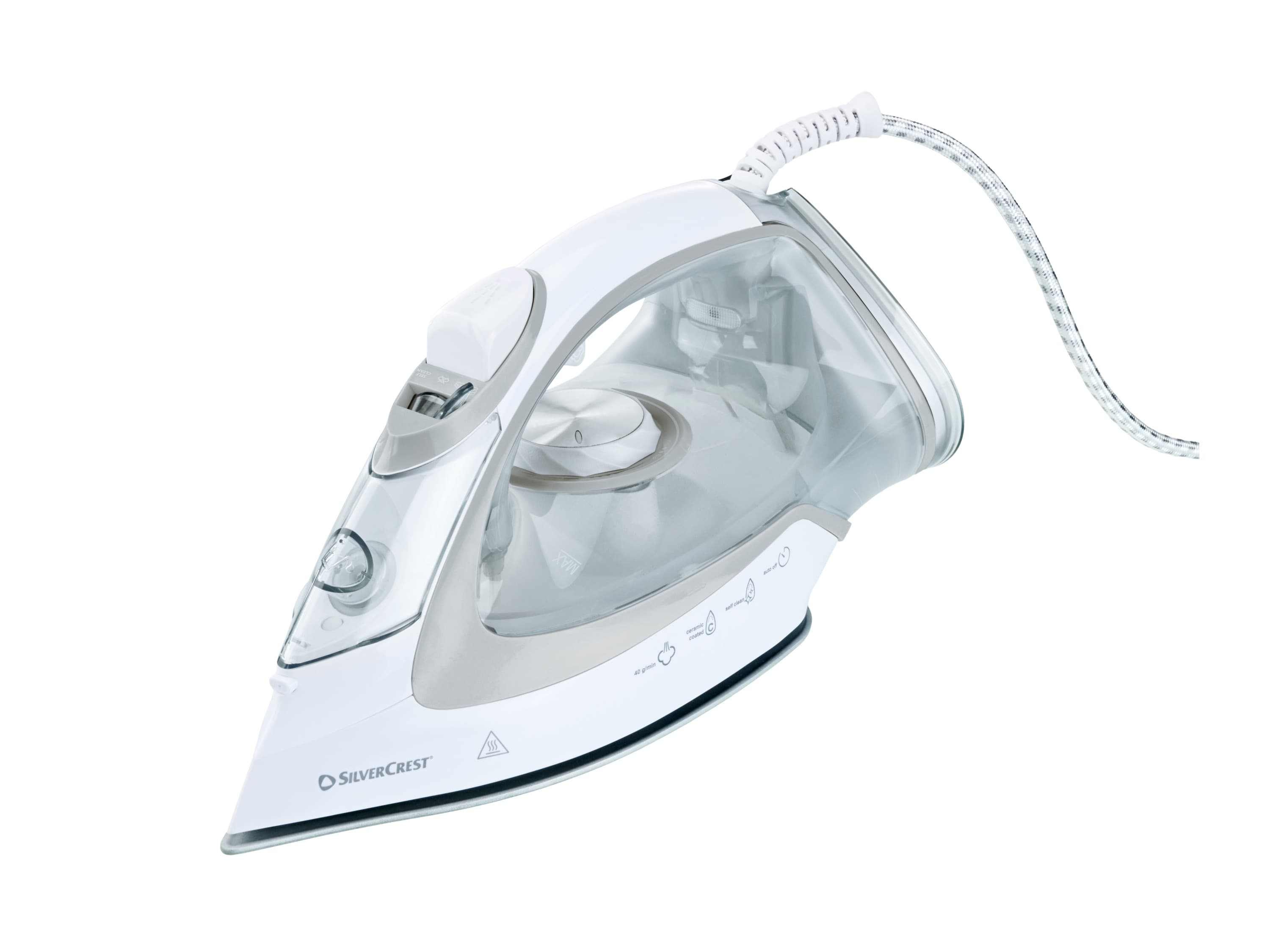 SILVERCREST® Naparovacia žehlička Premium (bledosivá) 1