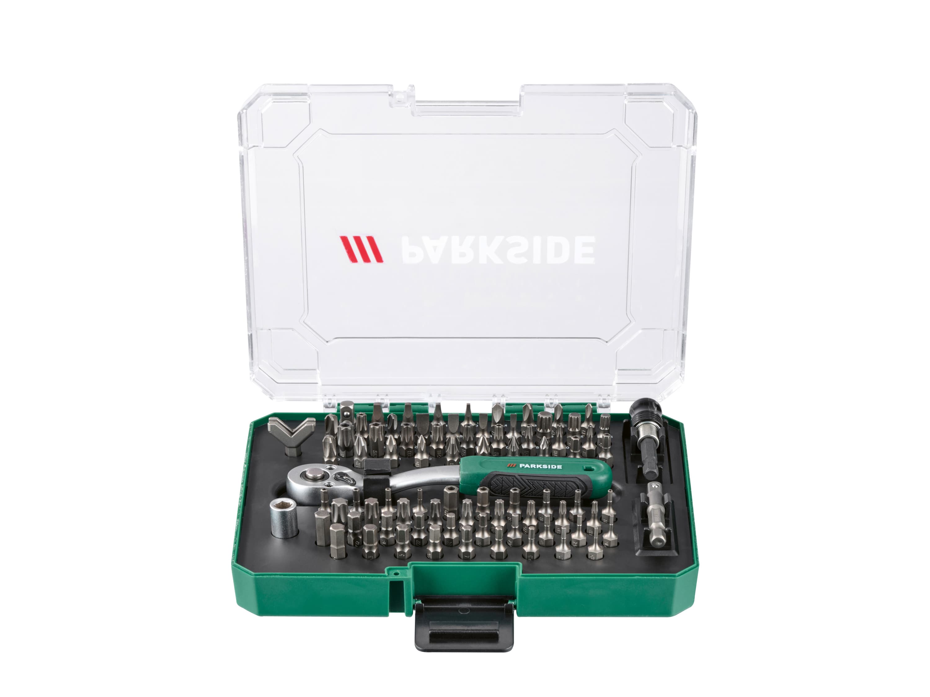 PARKSIDE® Súprava bitov s račňou, 81-dielna 1