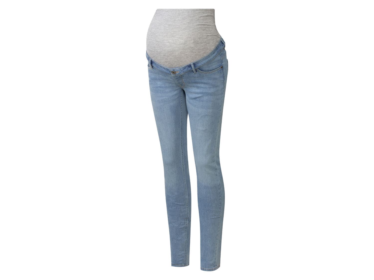 esmara® Dámske tehotenské rifle (svetlomodrý denim, 34)
