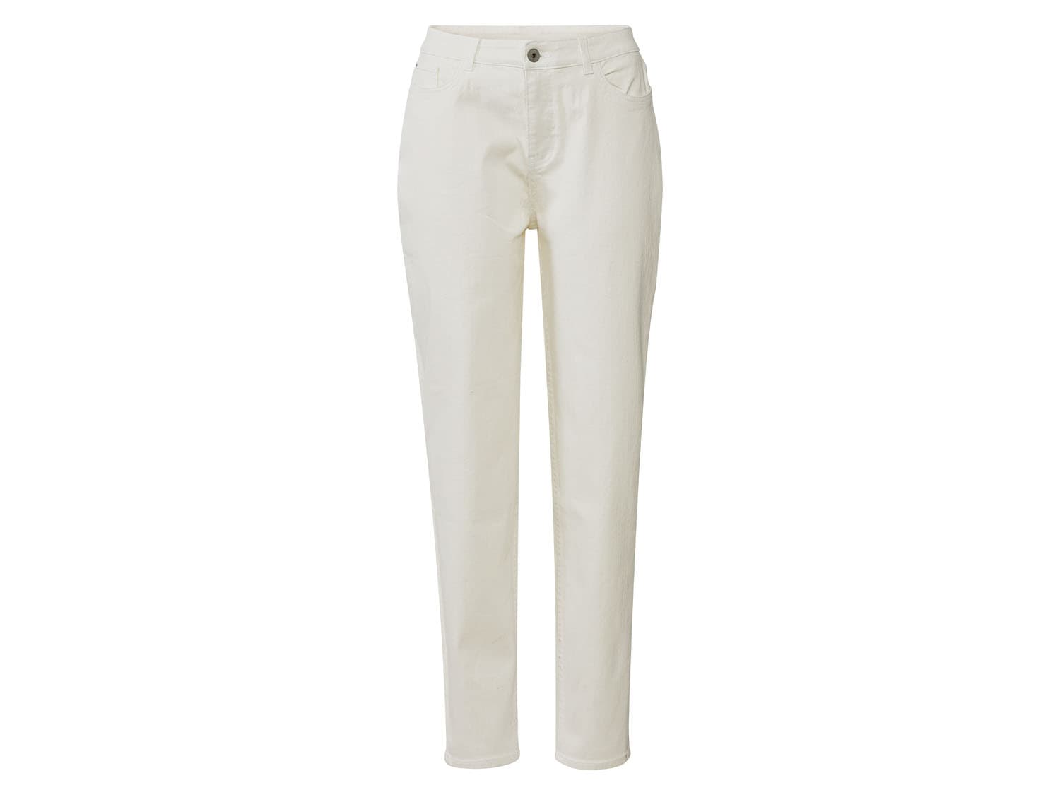 esmara® Dámske rifle Mom fit (krémová, 38) 1