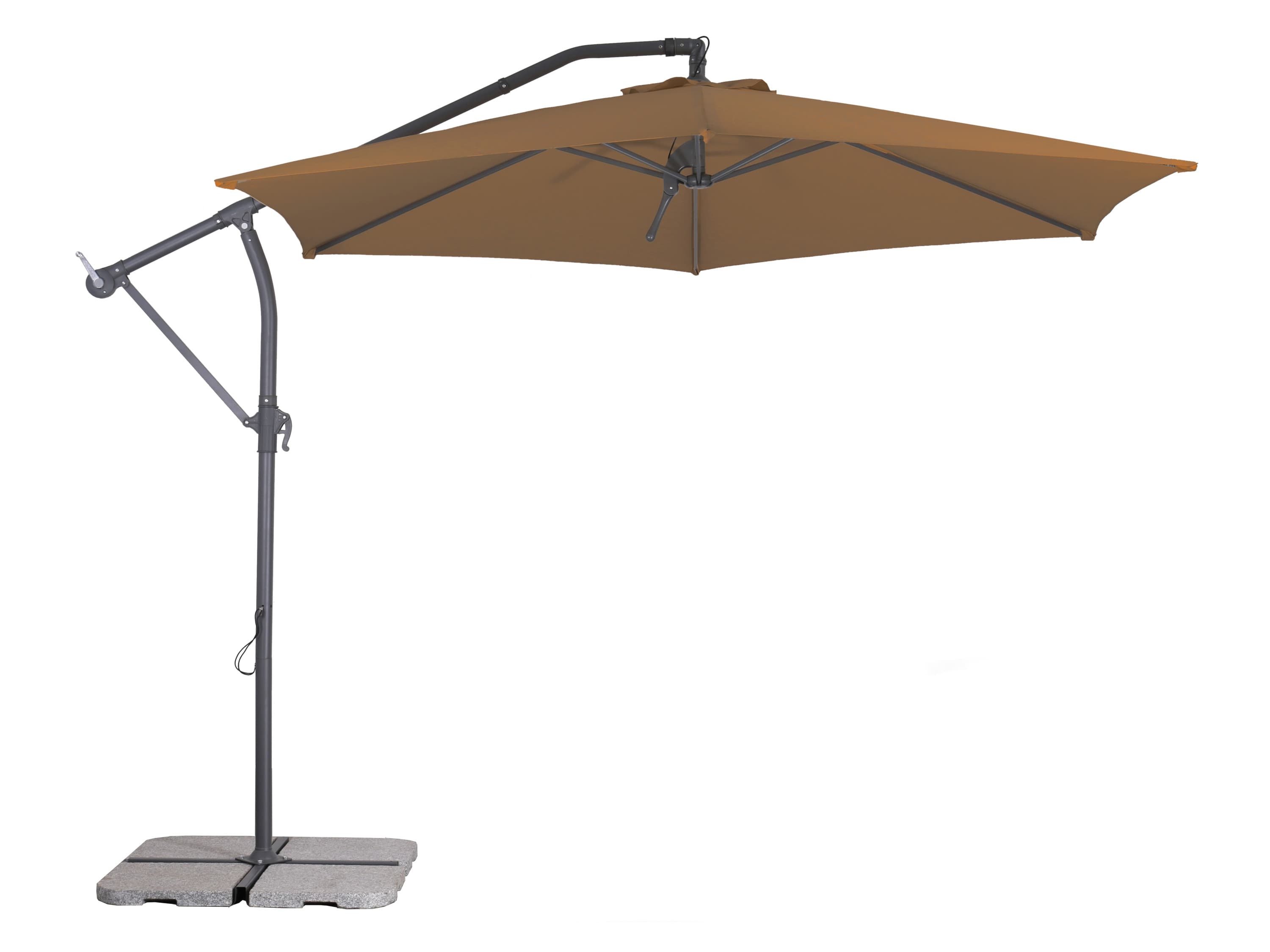Schneider Slnečník Palmera 300 (kávová) 1