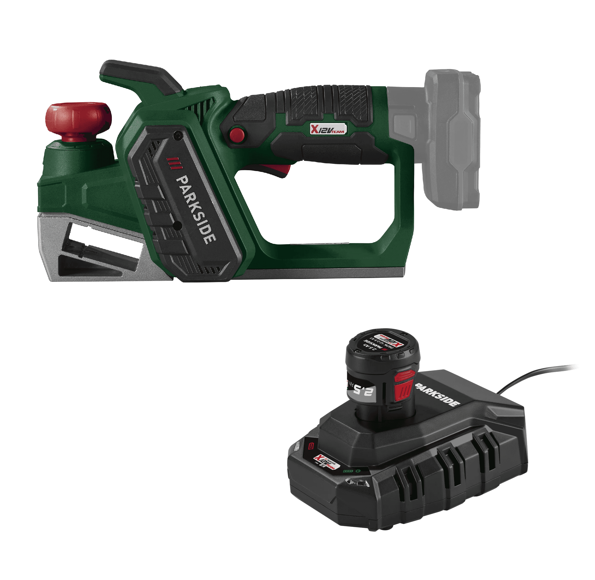 PARKSIDE® Aku hoblík PHA 12 B2 s akumulátorom 12 V/2,5 Ah PAPK 12 2.5 B1 a nabíjačkou 6 A PLGK 12 6.0 B1 1