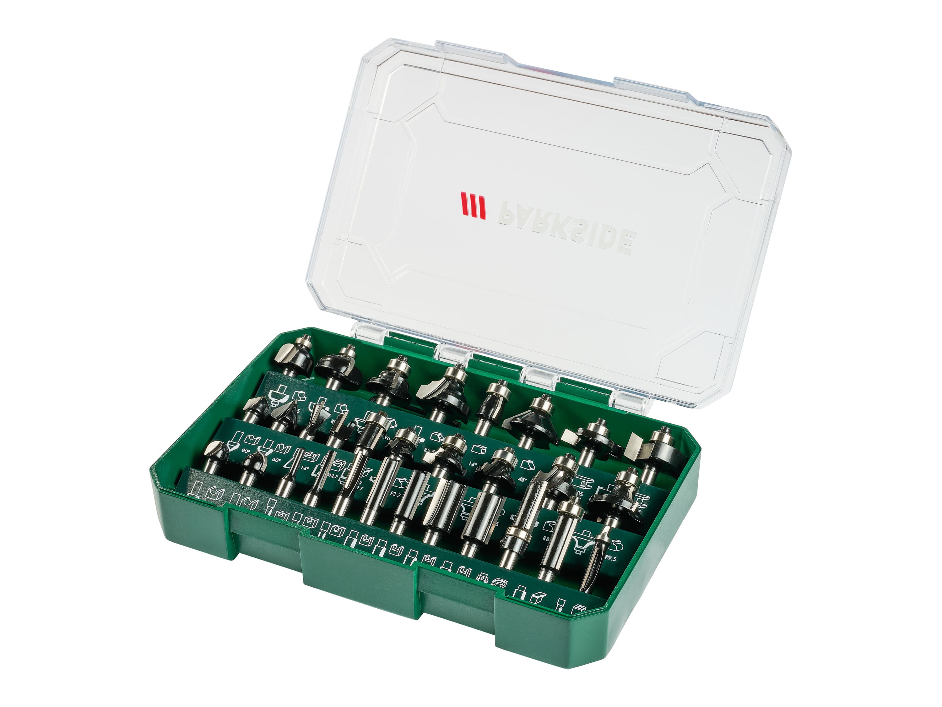 PARKSIDE® Súprava frézovacích bitov PFB 30 A1, 30-dielna 1
