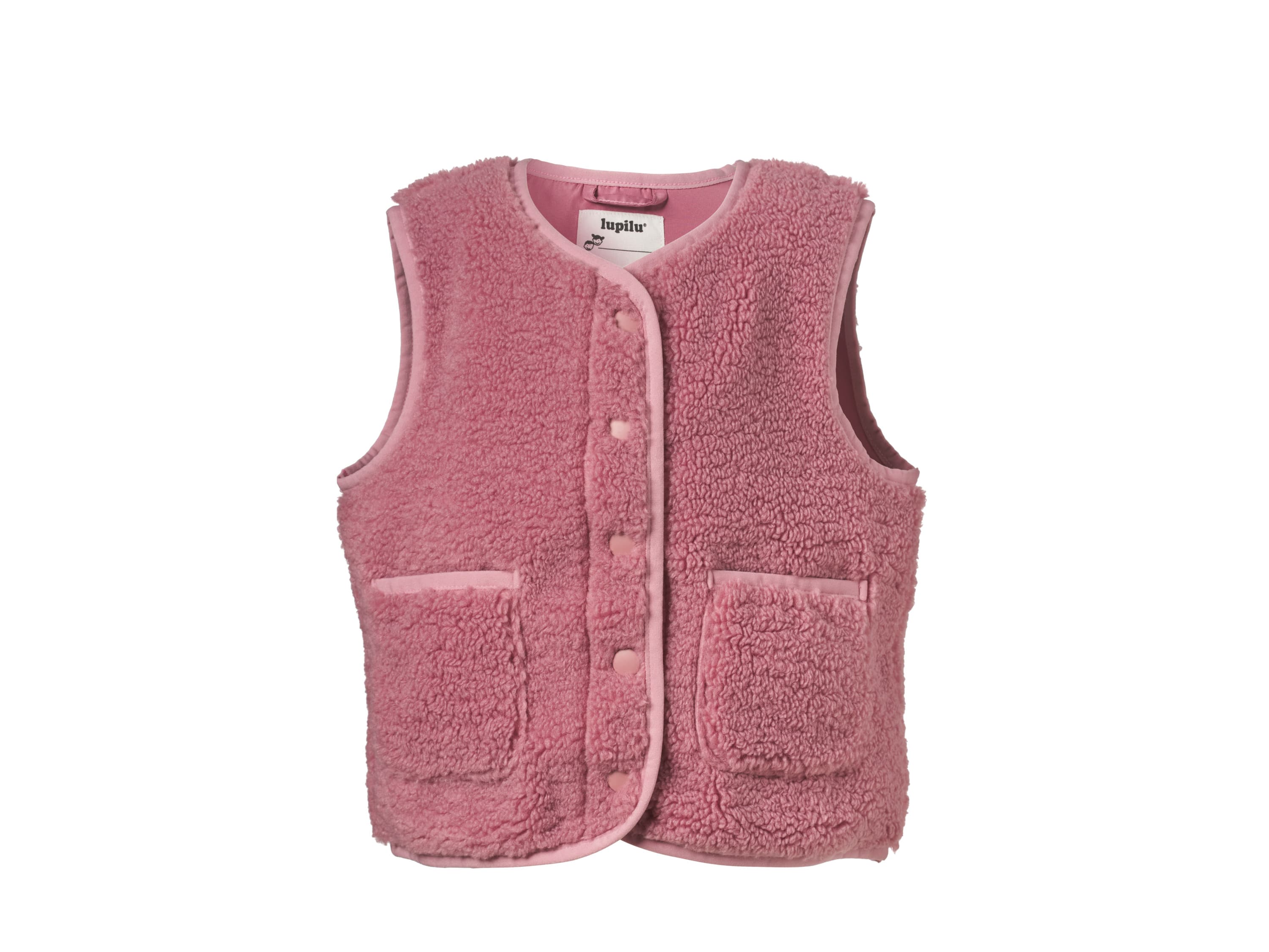 LUPILU® Detská plyšová vesta (fialová, 98/104) 1