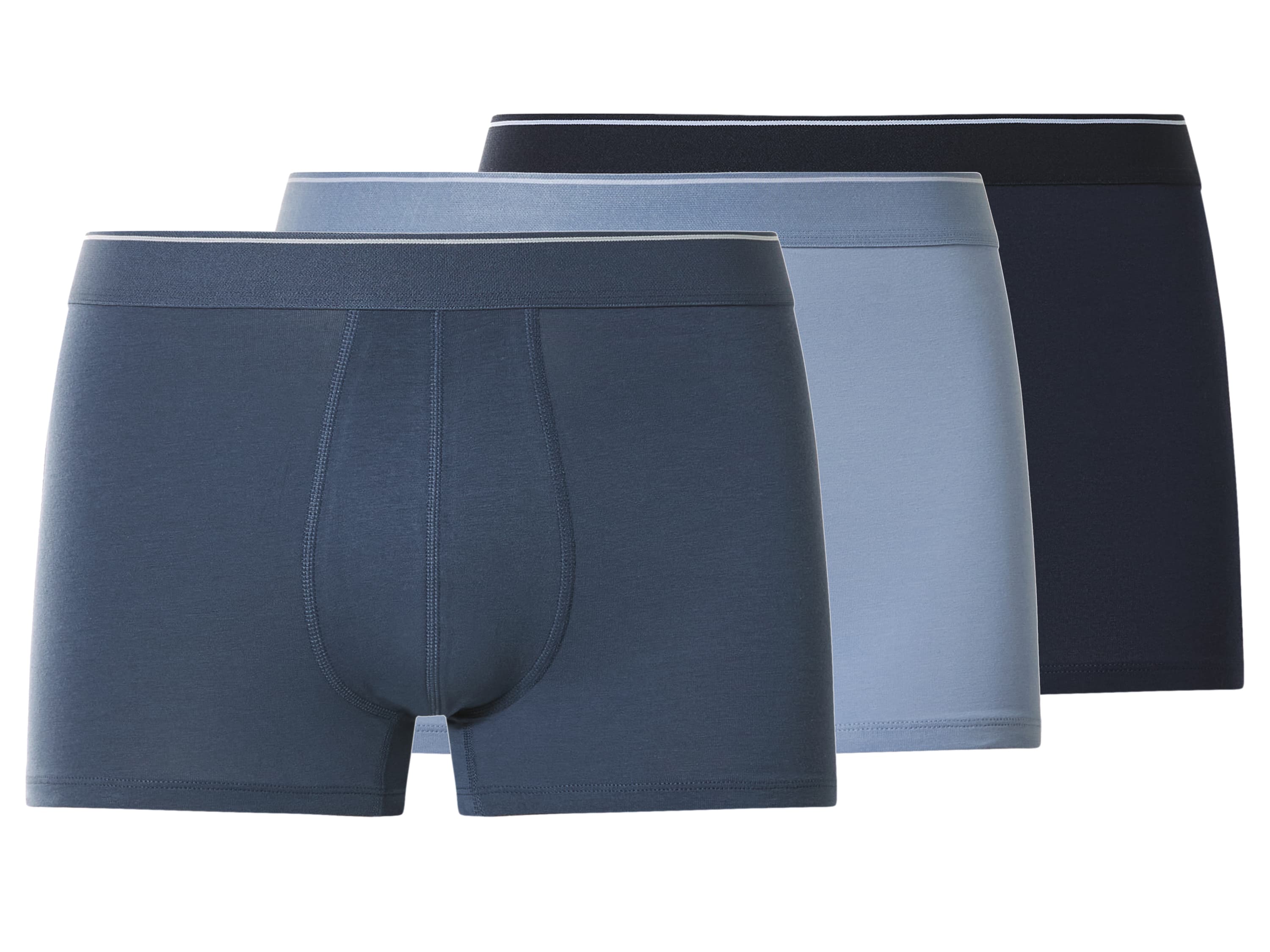 esmara Men Pánske boxerky, 3 kusy (navy modrá/modrá, 4/S)
