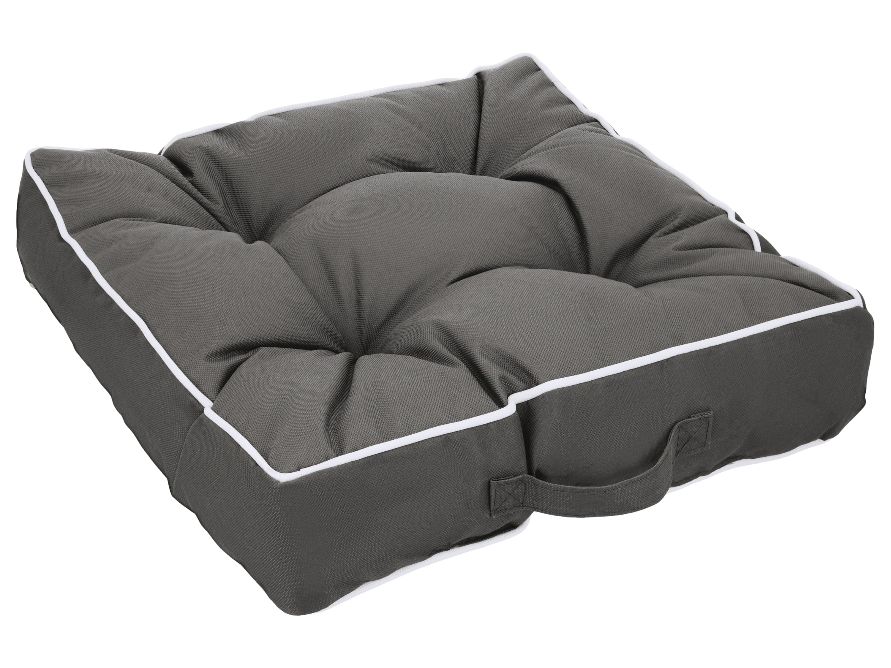LIVARNO® Podsedák do exteriéru, 39 x 39 x 8 cm (sivá) 1