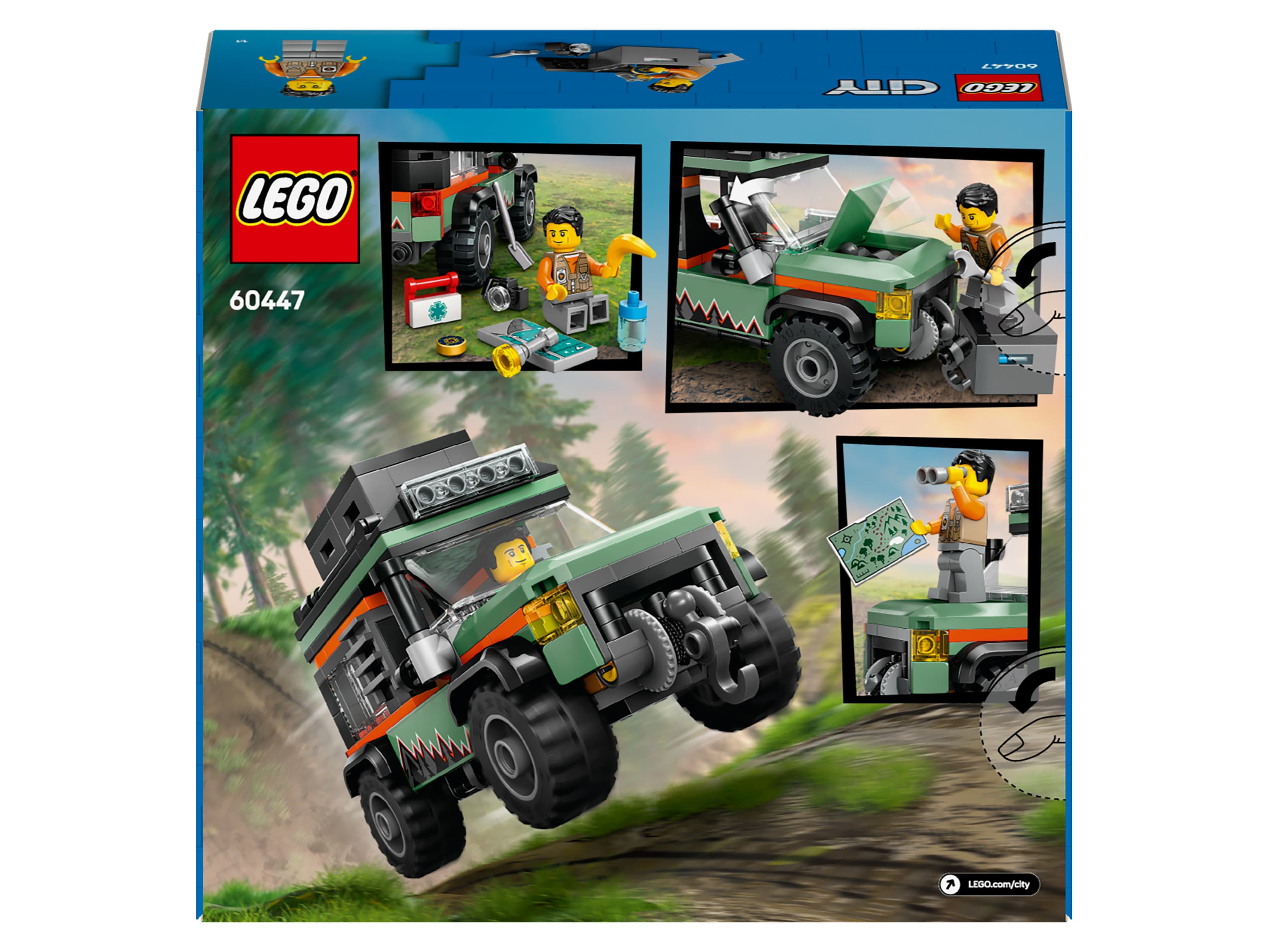 LEGO® CITY 60447 Terénne horské nákladné auto 4x4 1