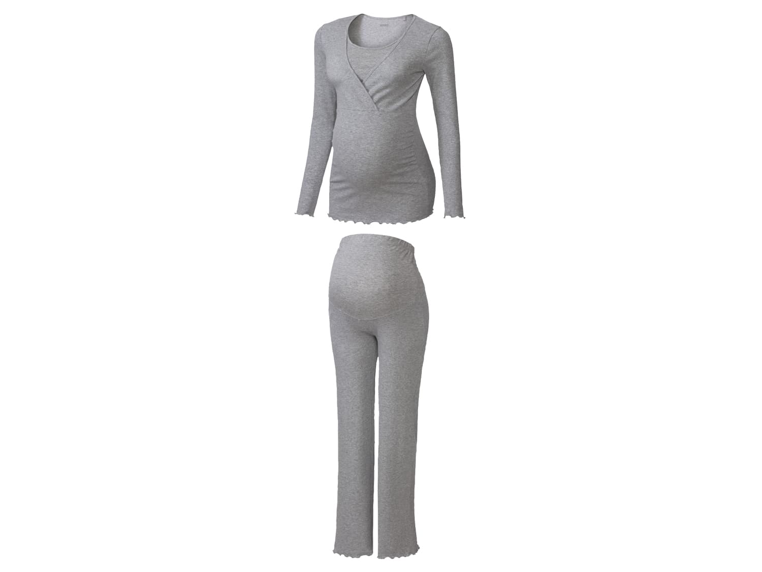 esmara® Dámske tehotenské pyžamo (XS (32/34), sivá)