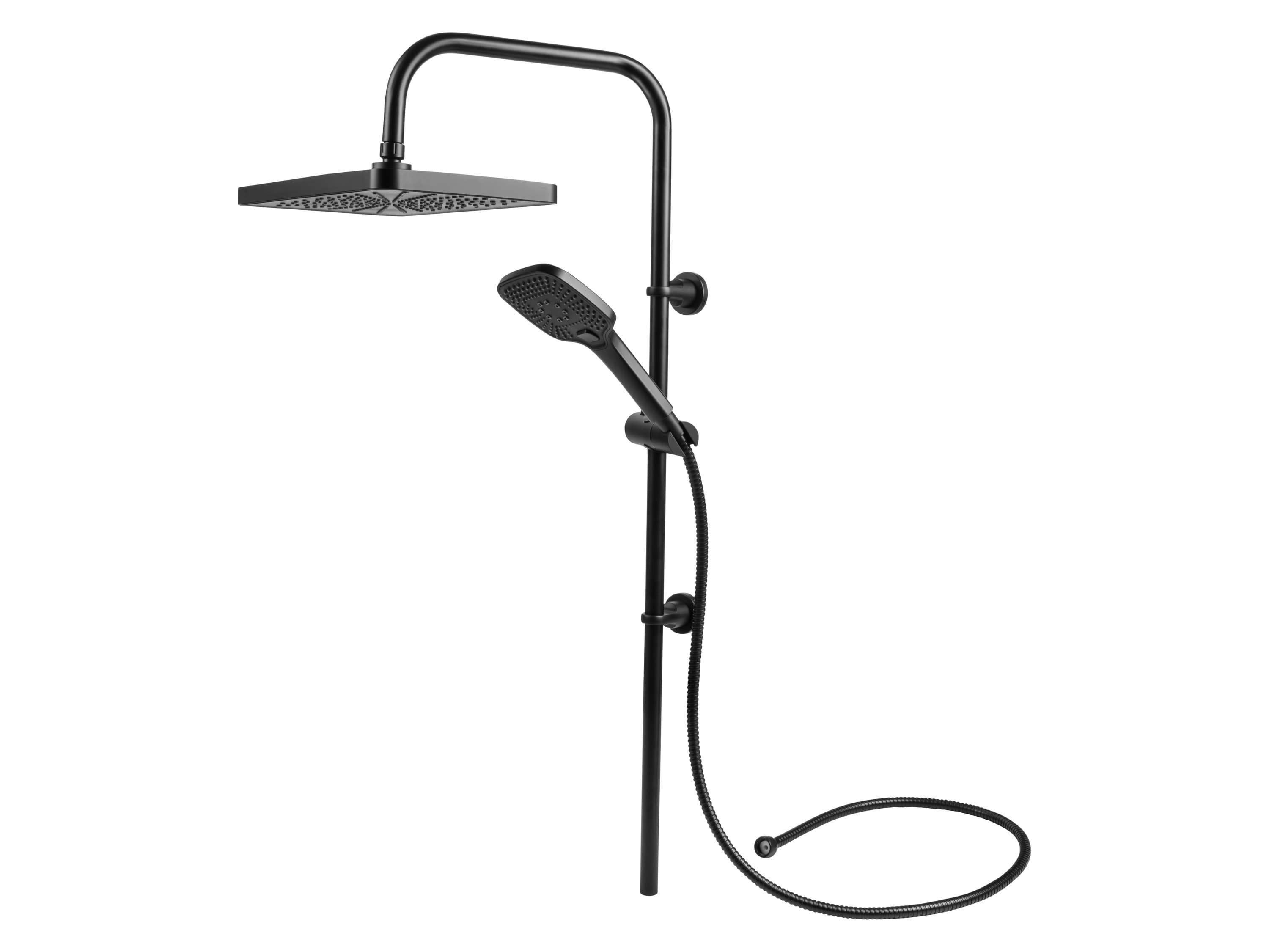 LIVARNO® Horná sprcha XXL s protiodkvapkávacím systémom (čierna) 1