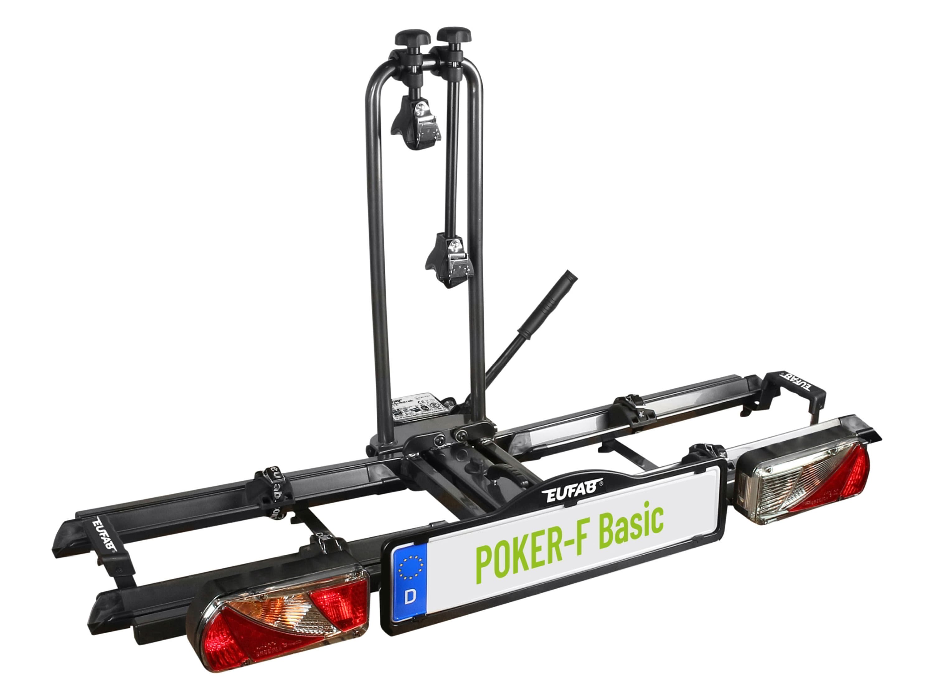 EUFAB Nosič bicyklov na ťažné zariadenie POKER-F 1