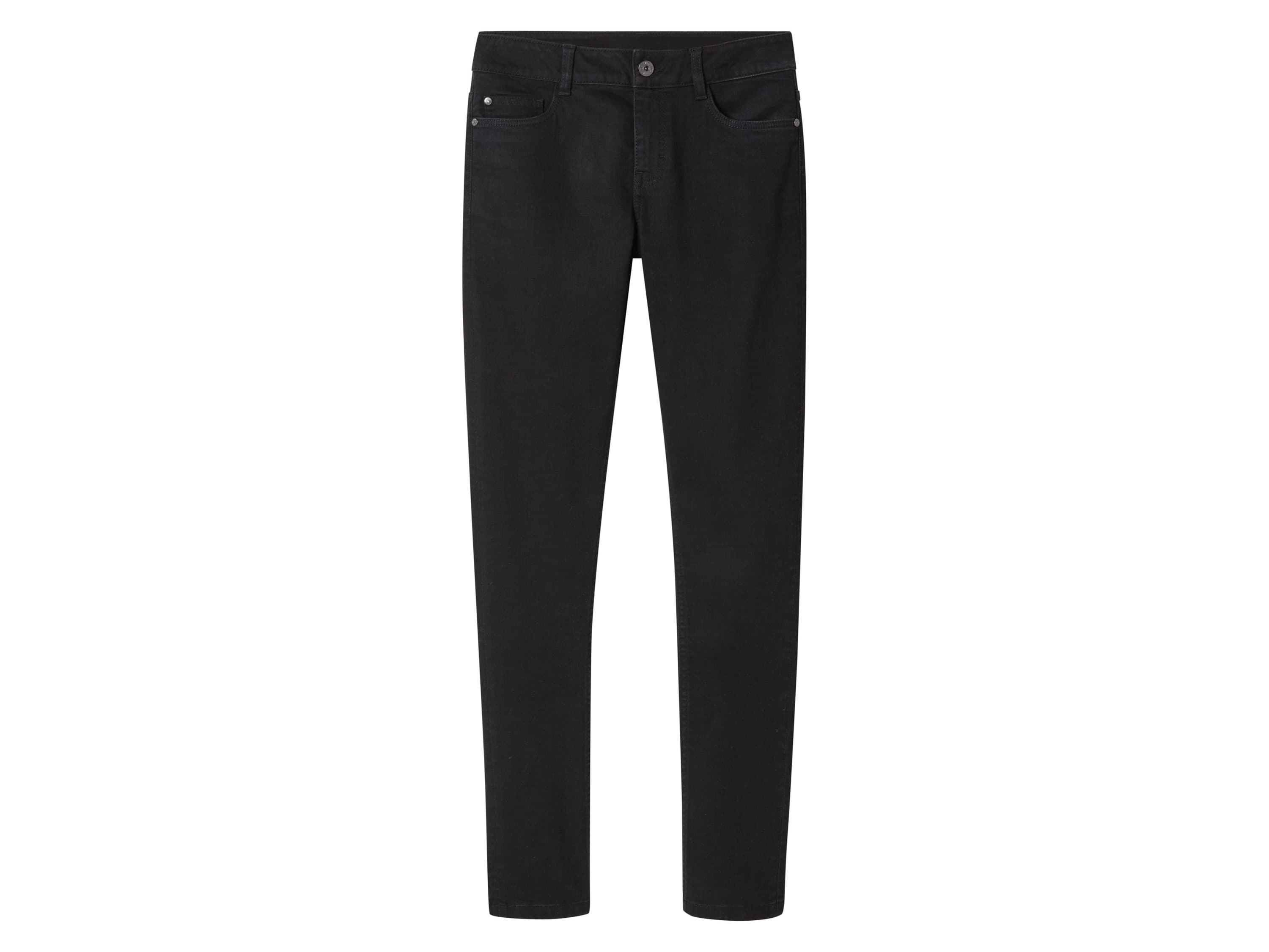 esmara® Dámske rifle „Skinny Fit“ (klasický, čierna, 38)