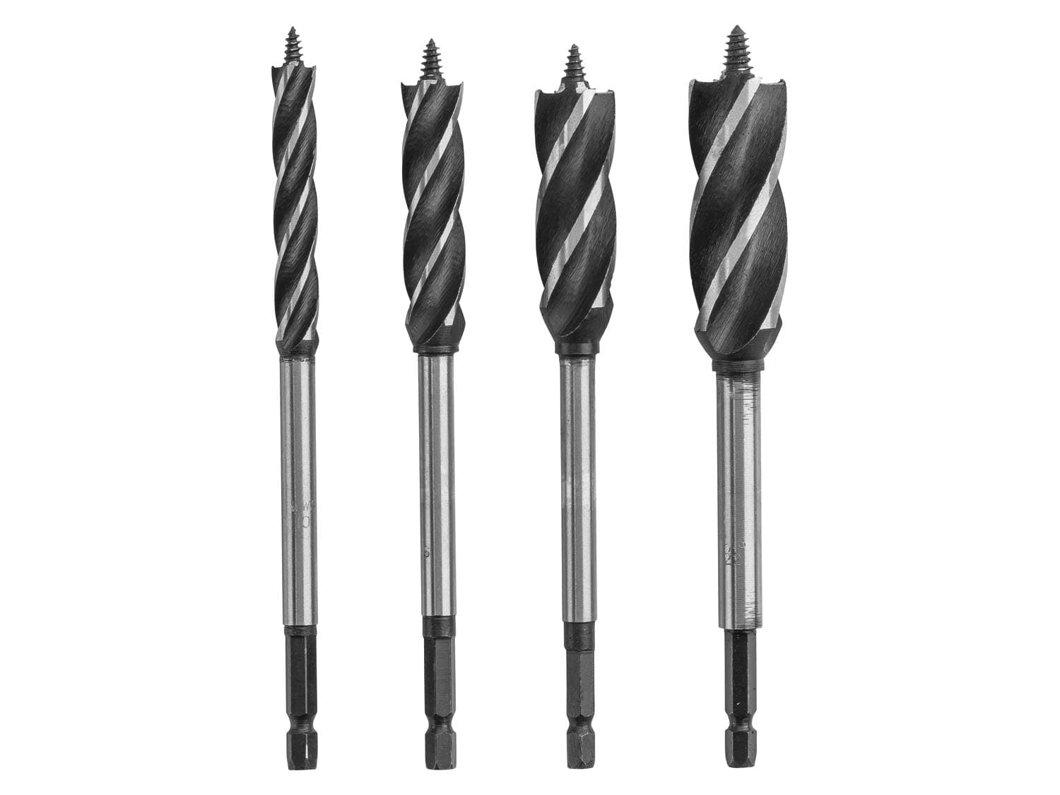 PARKSIDE® Súprava príklepových špirálových vrtákov, 4-dielna  (súprava so strediacim hrotom, 4-dielna) 1