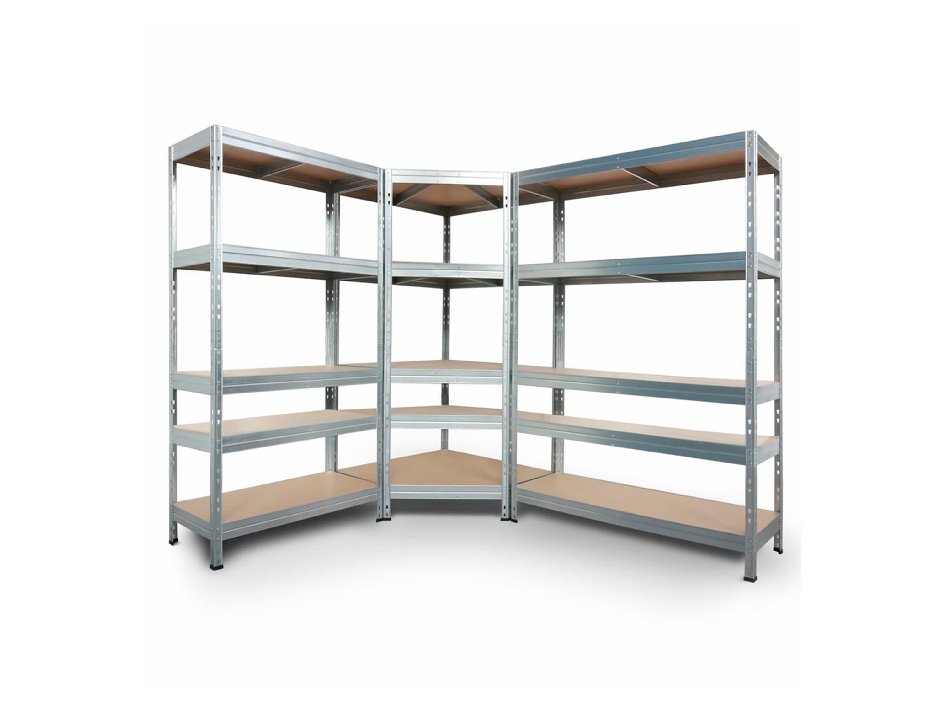 AR SHELVING Rohový regál Rivet (180x180x210x45 cm) 1