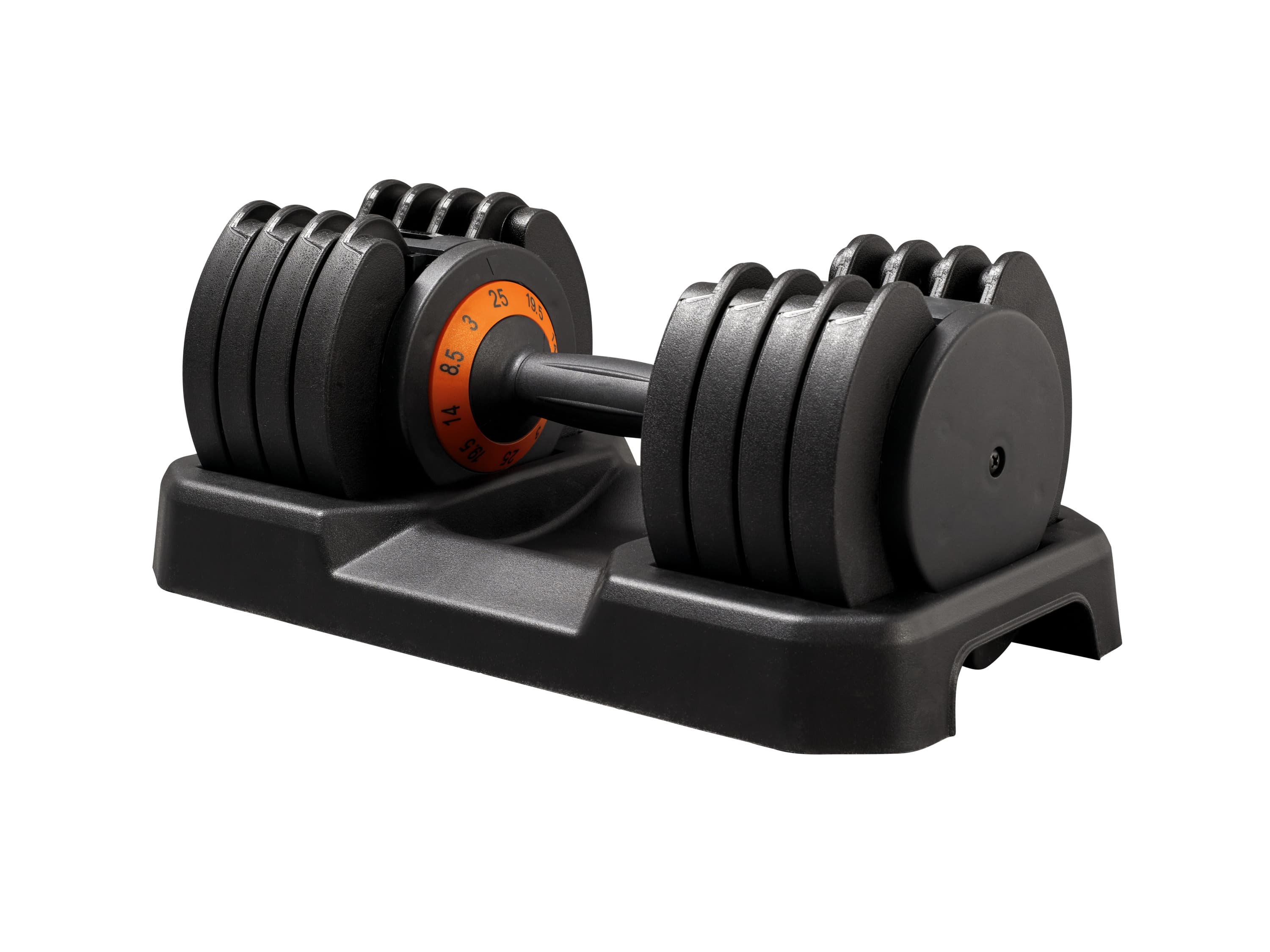 CRIVIT Krátka nastaviteľná činka 25 kg 1