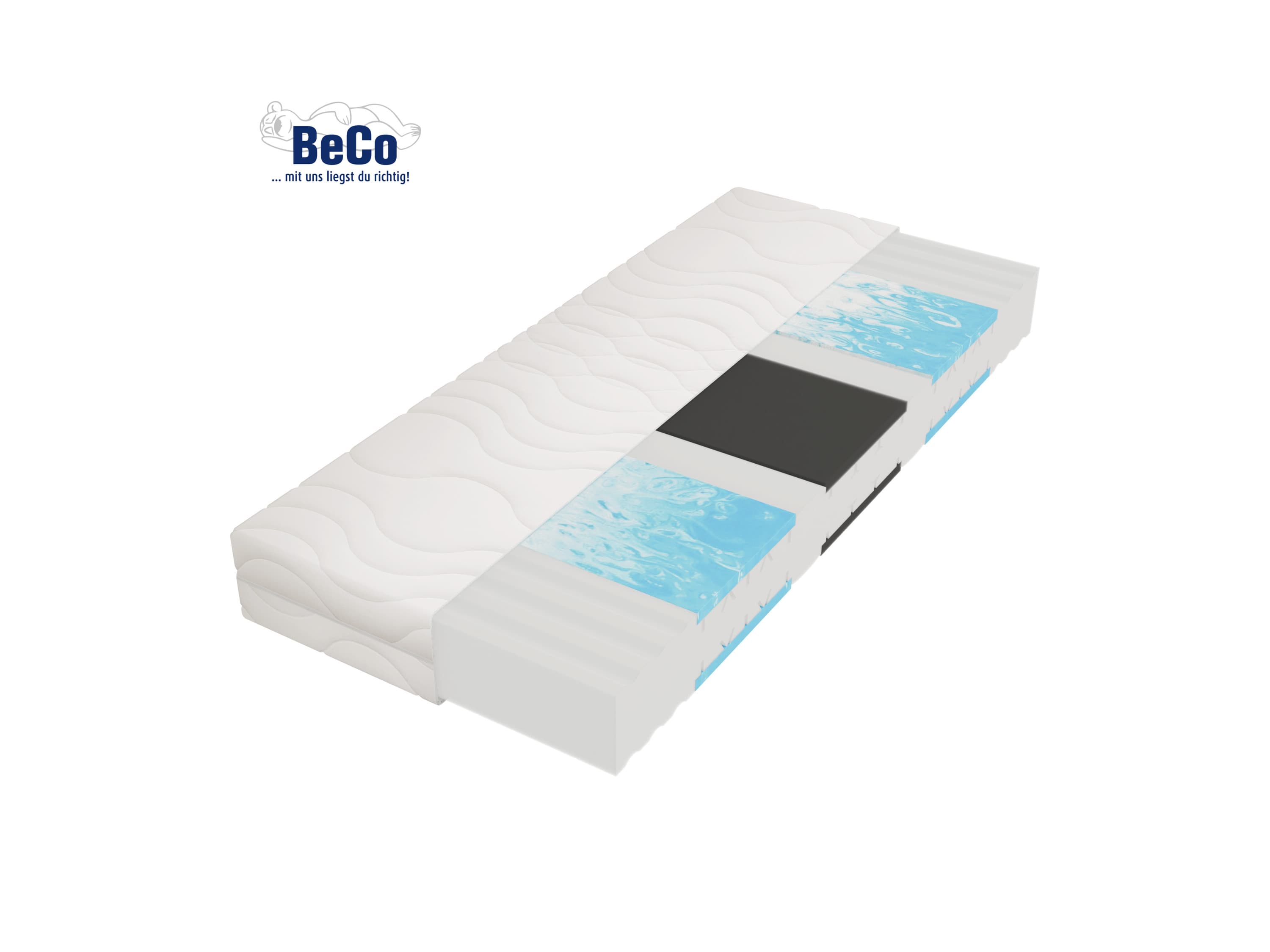 BeCo 7-zónový matrac z komfortnej peny Medibett Top (H2, 80 x 200 cm) 1