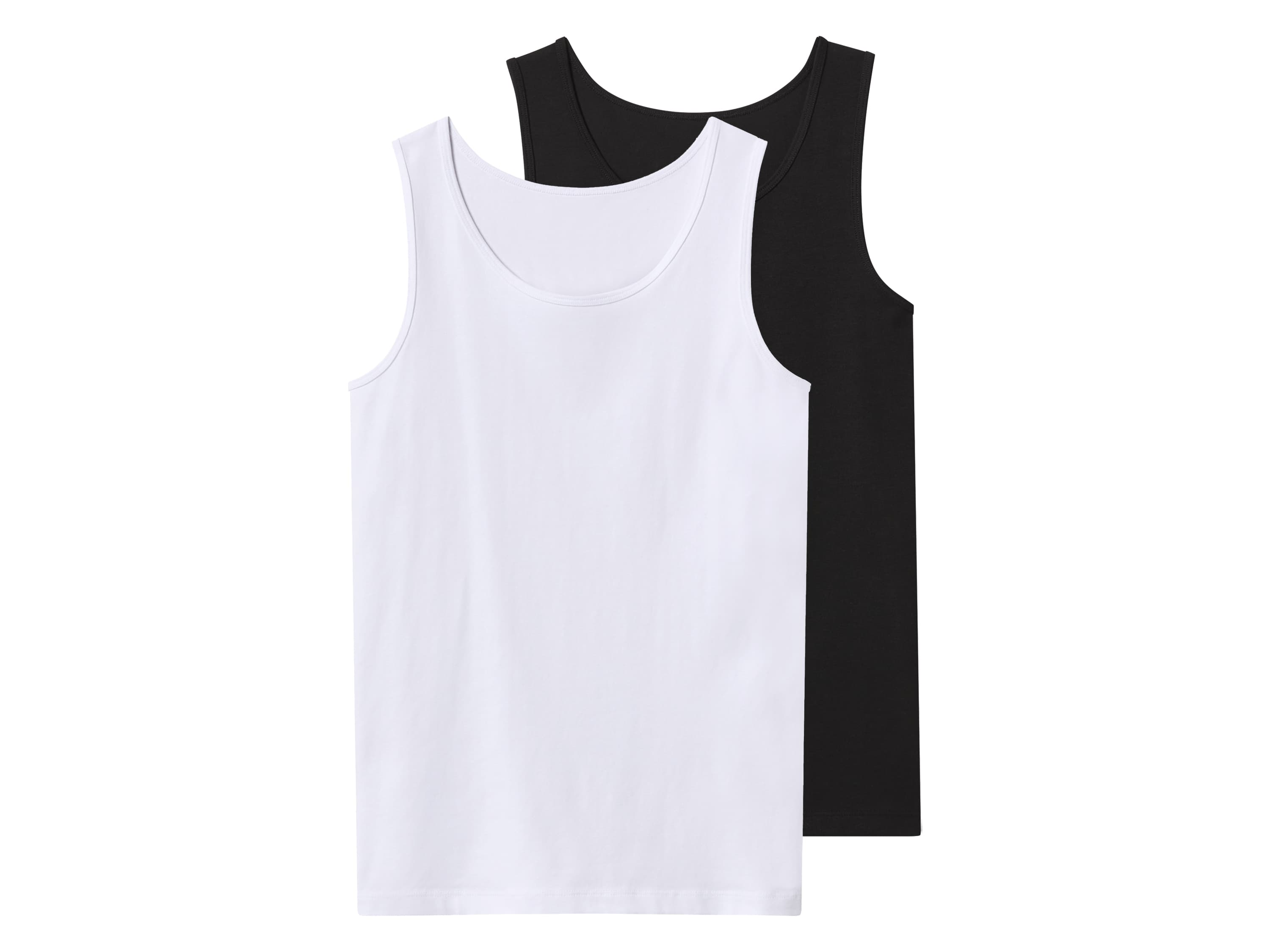 esmara® Dievčenský top/tielko, 2 kusy (čierna/biela, 146/152) 1