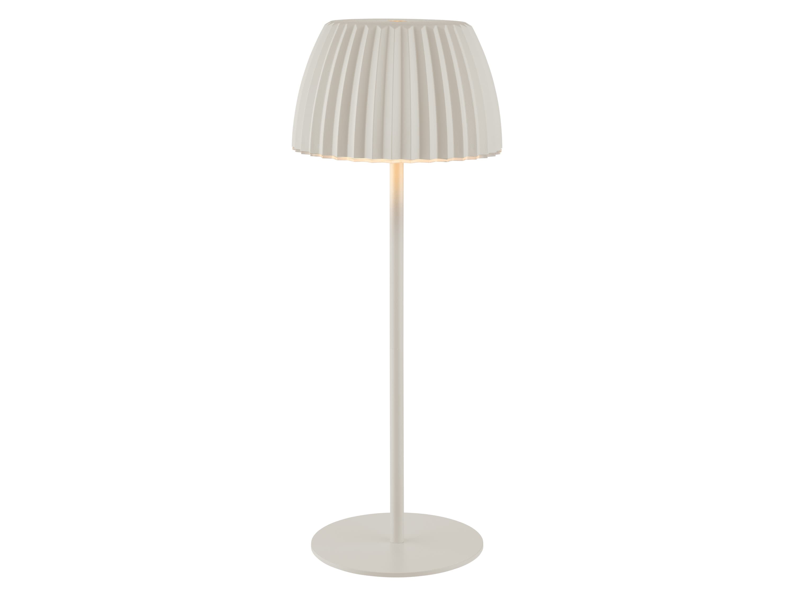 LIVARNO® Aku LED stolná lampa, 38 cm (béžová) 1