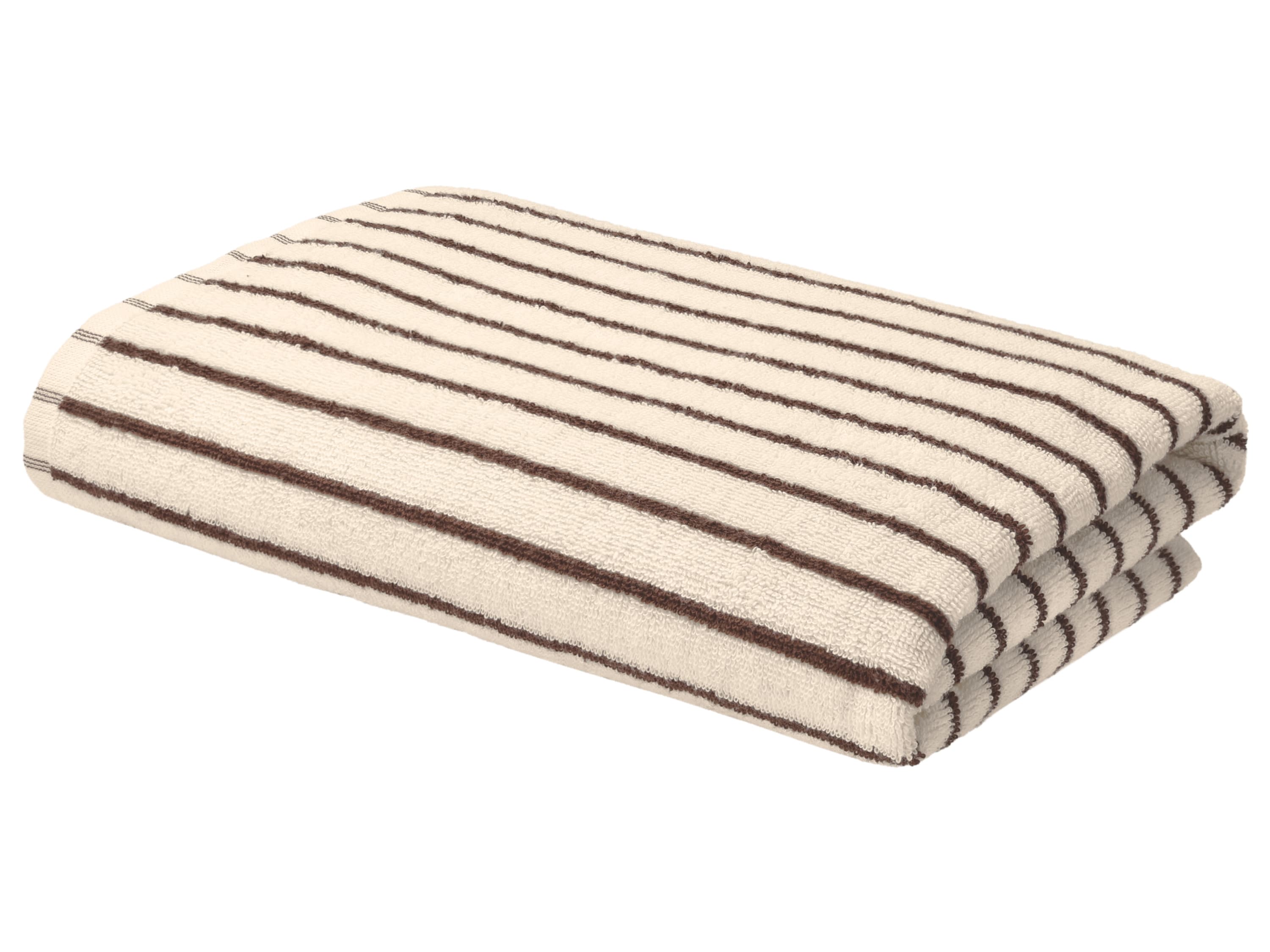 LIVARNO® Froté osuška, 70 x 140 cm (piesková/tmavohnedá)