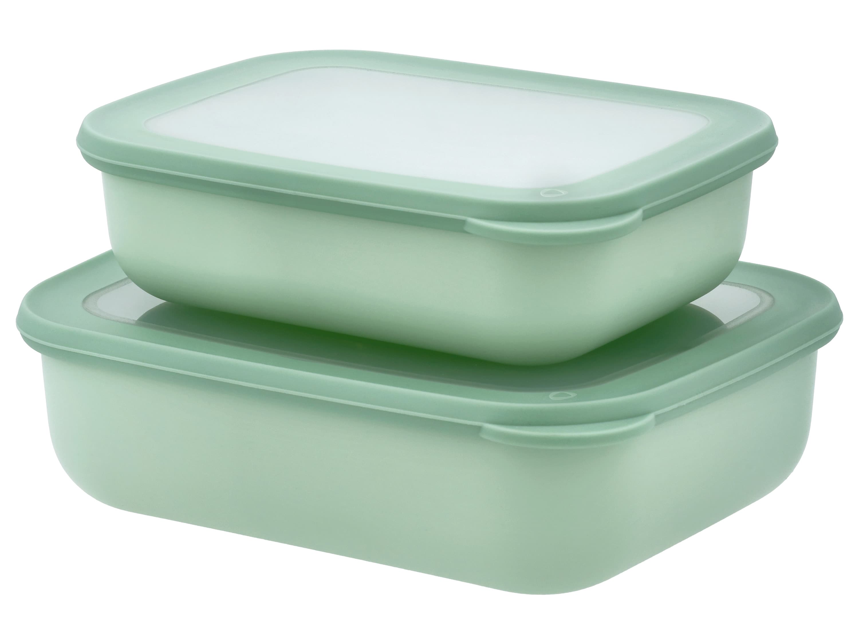 SILVERCREST® Súprava potravinových dóz, 2-dielna (obdĺžnikové okienko) 1