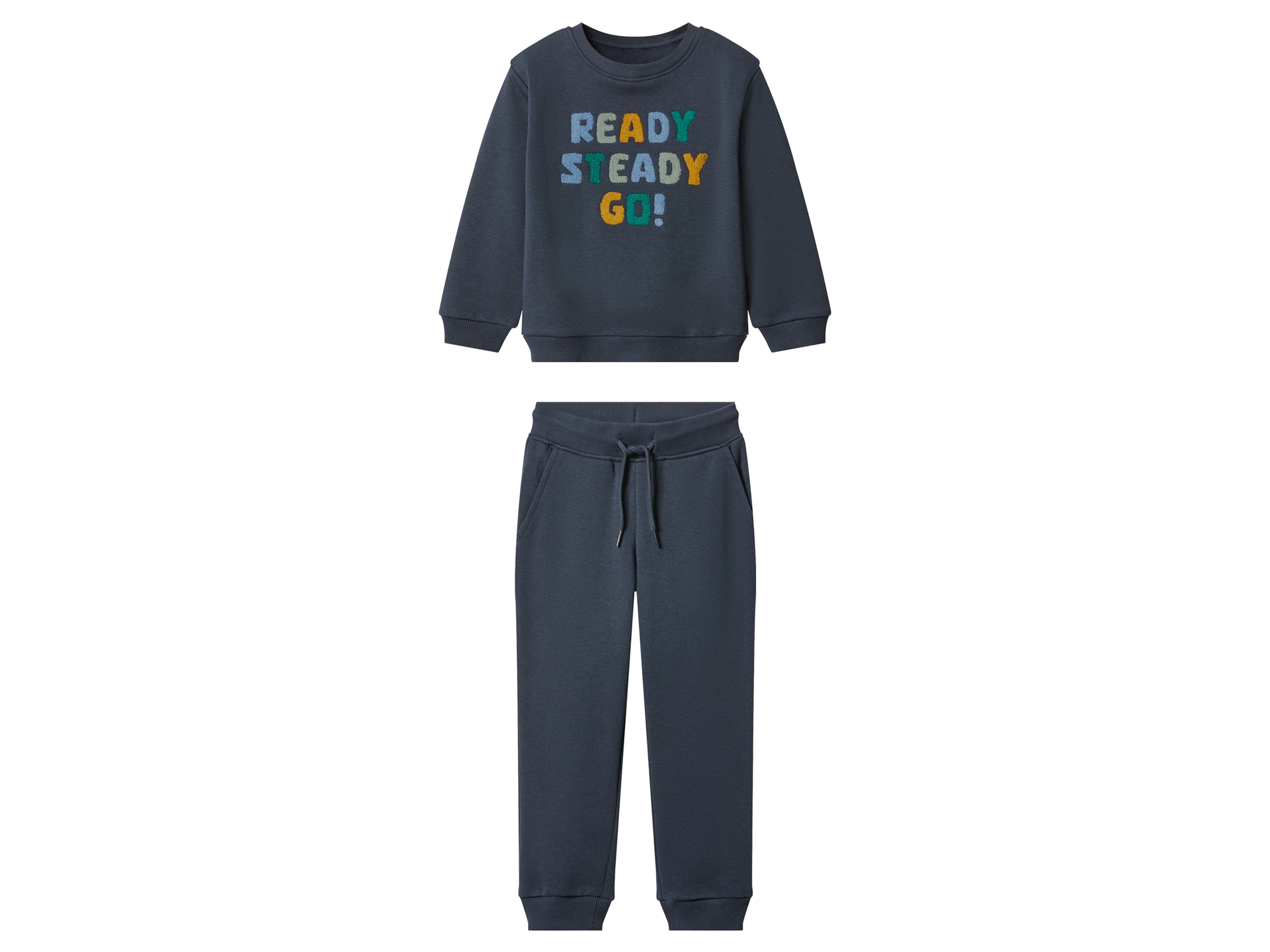 lupilu® Detská súprava, 2-dielna (navy modrá, 122/128)