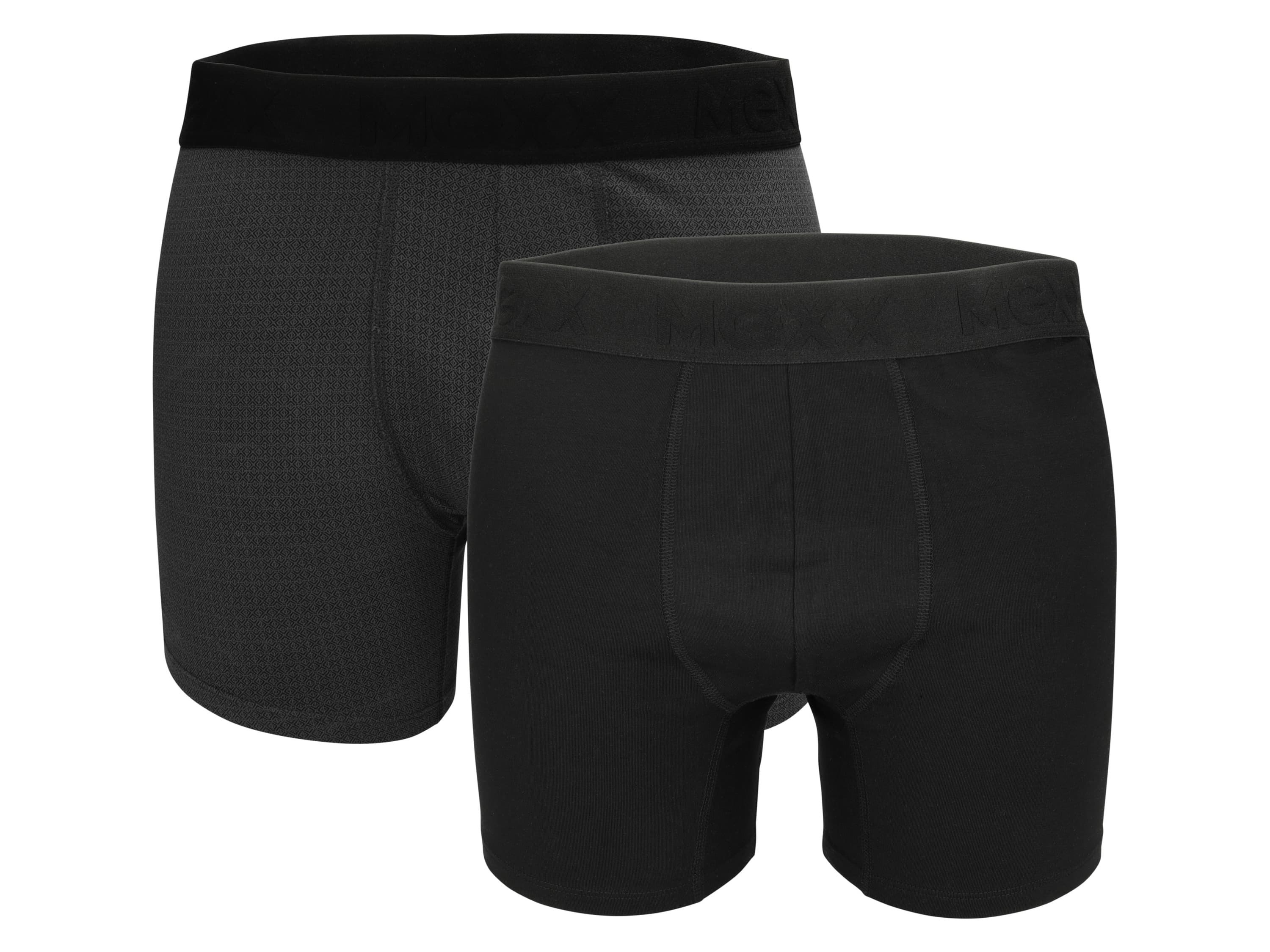 MEXX Pánske boxerky, 2 kusy (čierna/sivá, M) 1