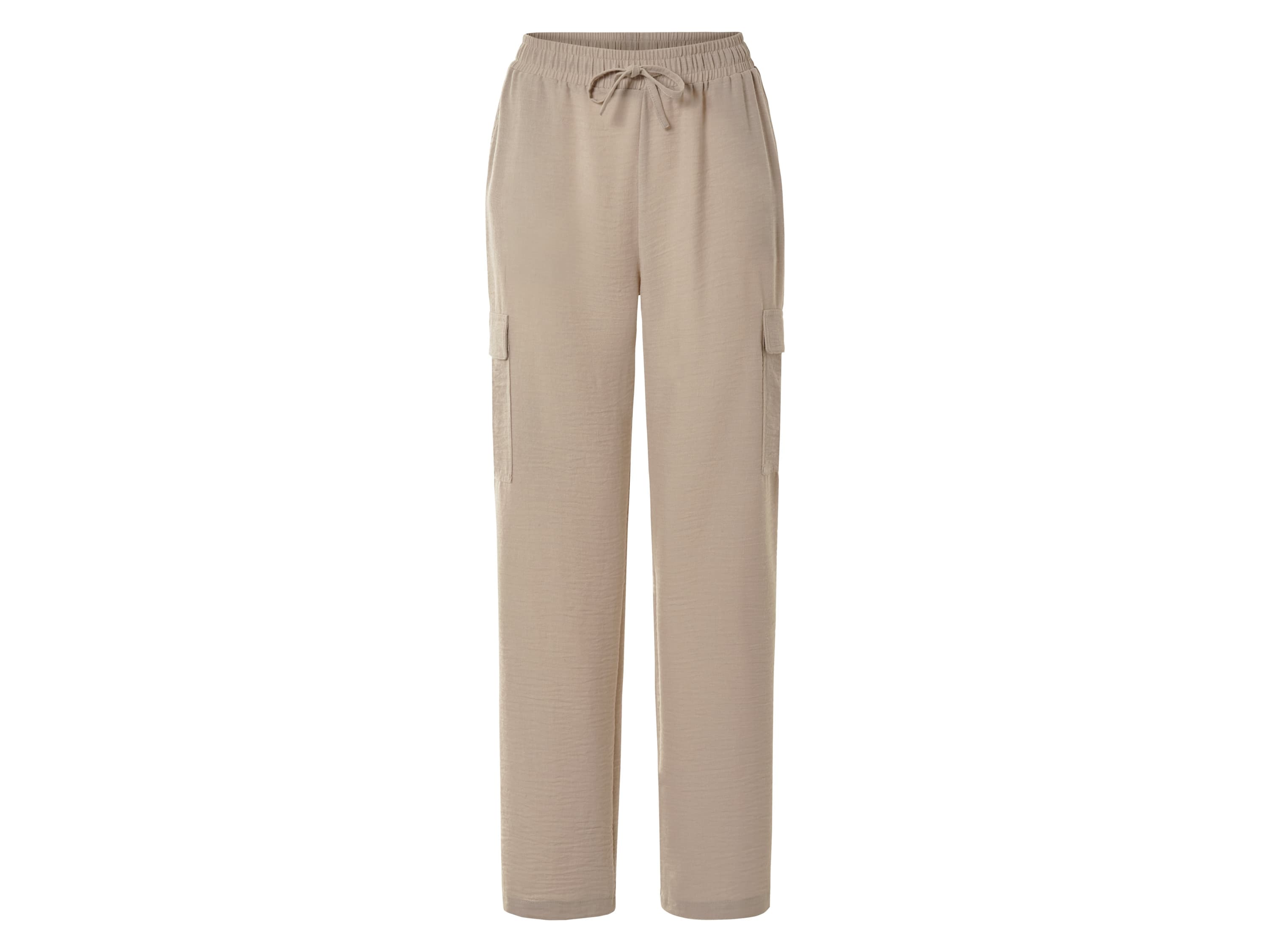 esmara® Dámske cargo nohavice (béžová, S (36/38))