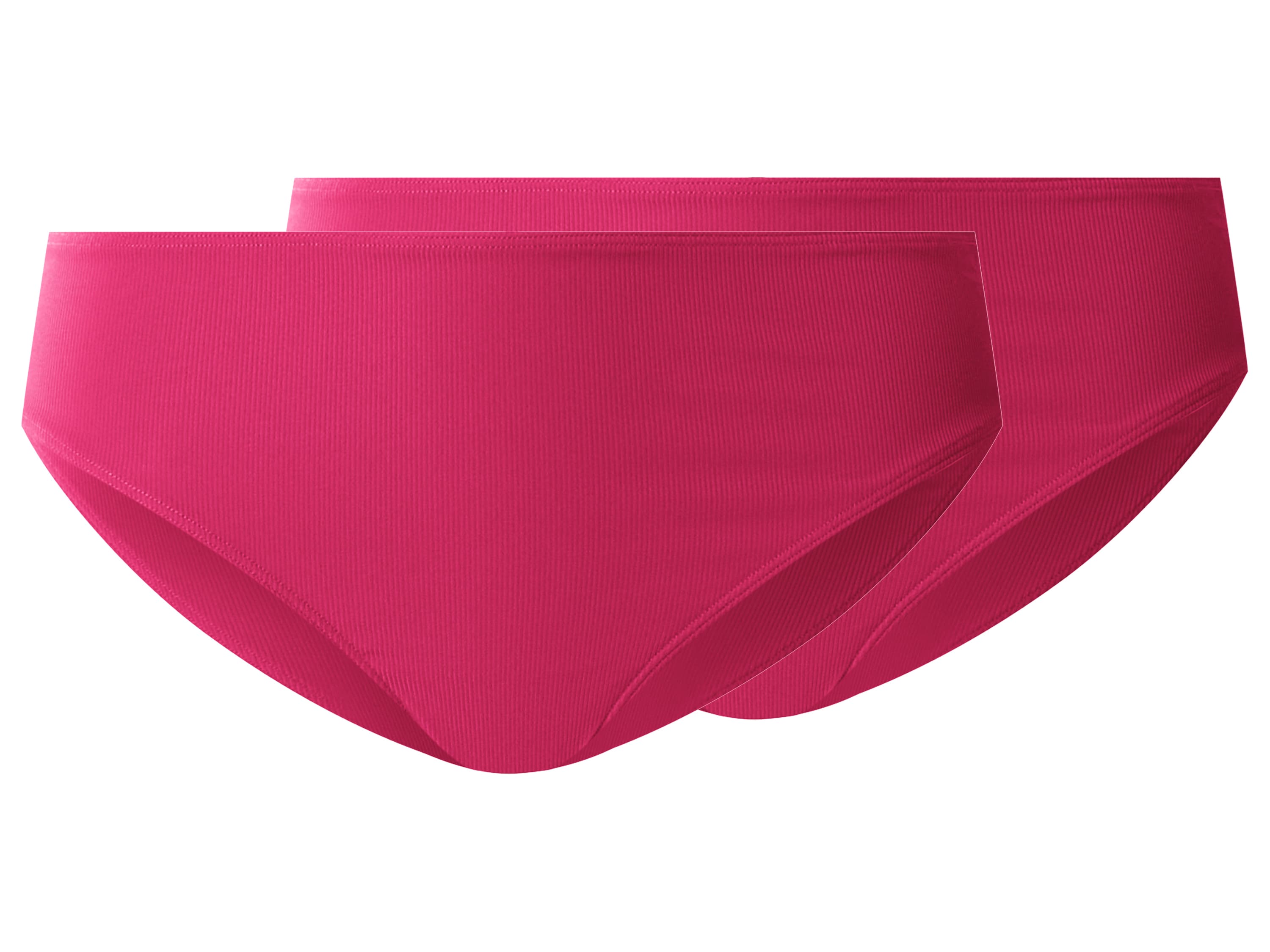 esmara® Dámske rebrované nohavičky, 2 kusy (ružová, S (36/38)) 1