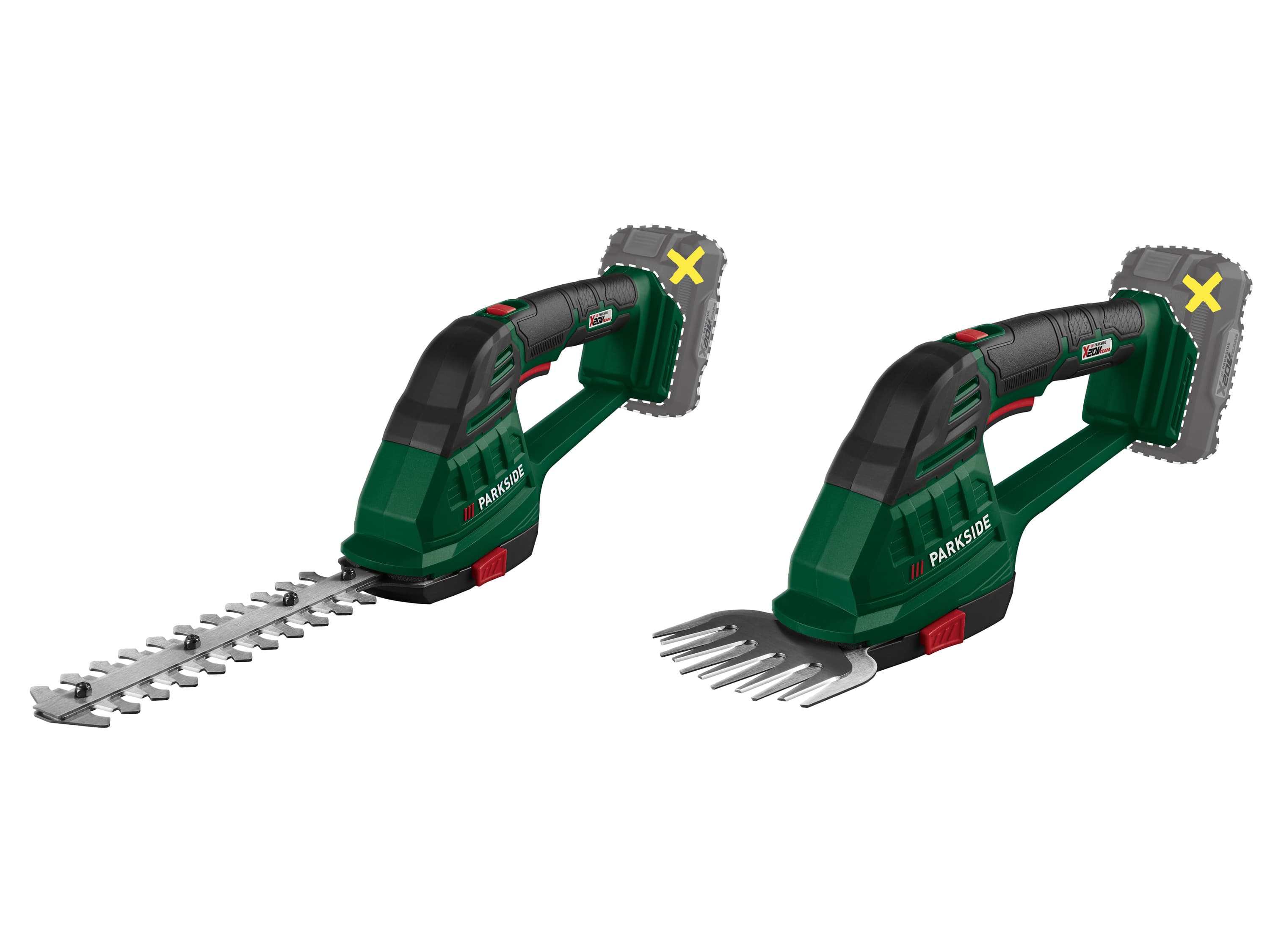 PARKSIDE® Aku nožnice na trávnik a živý plot 20 V PAGS 20-Li A1 – bez akumulátora