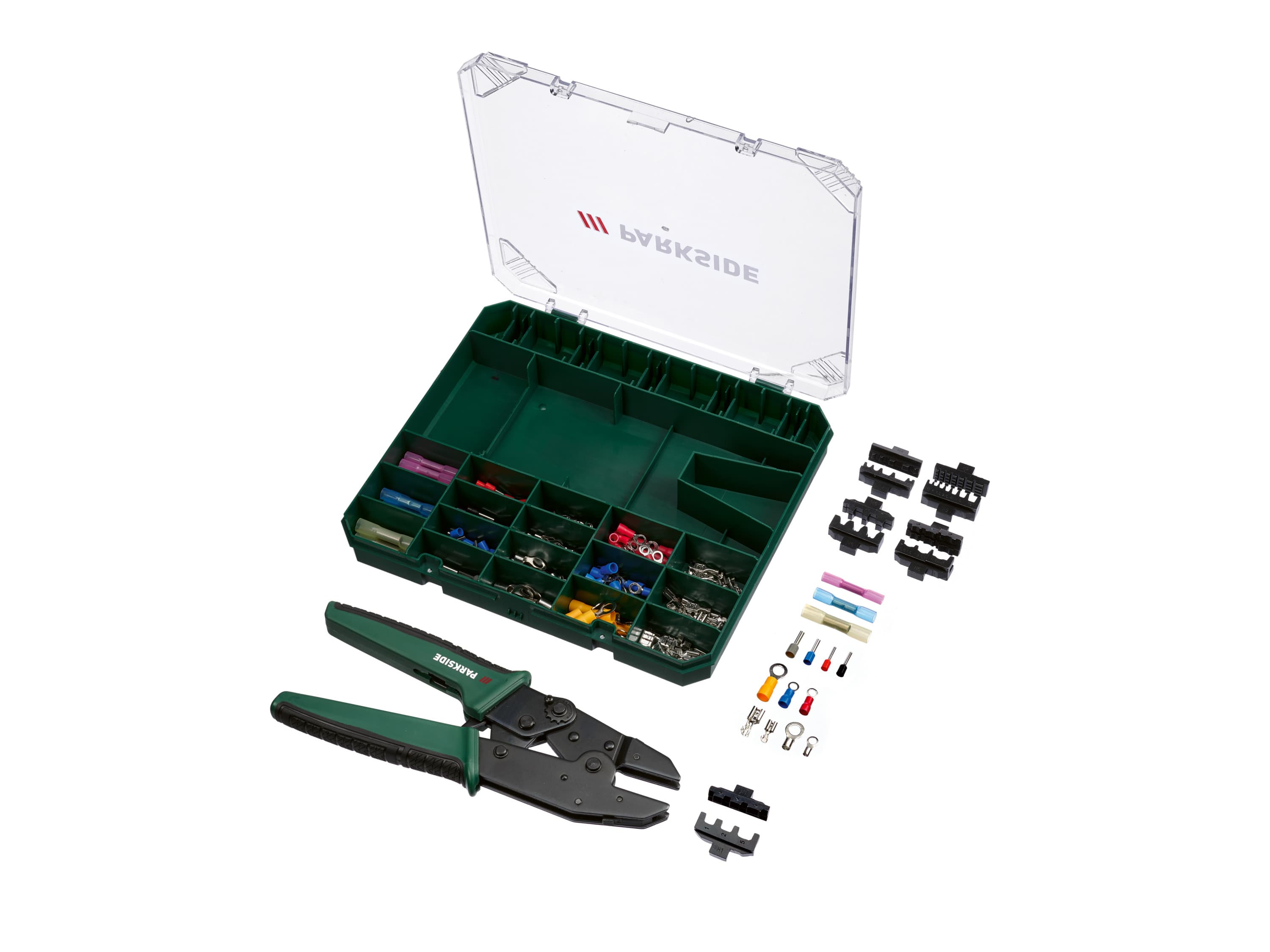 PARKSIDE® Konektorové kliešte s príslušenstvom 5 v 1 PCZS 181 B1, 181-dielna súprava 1