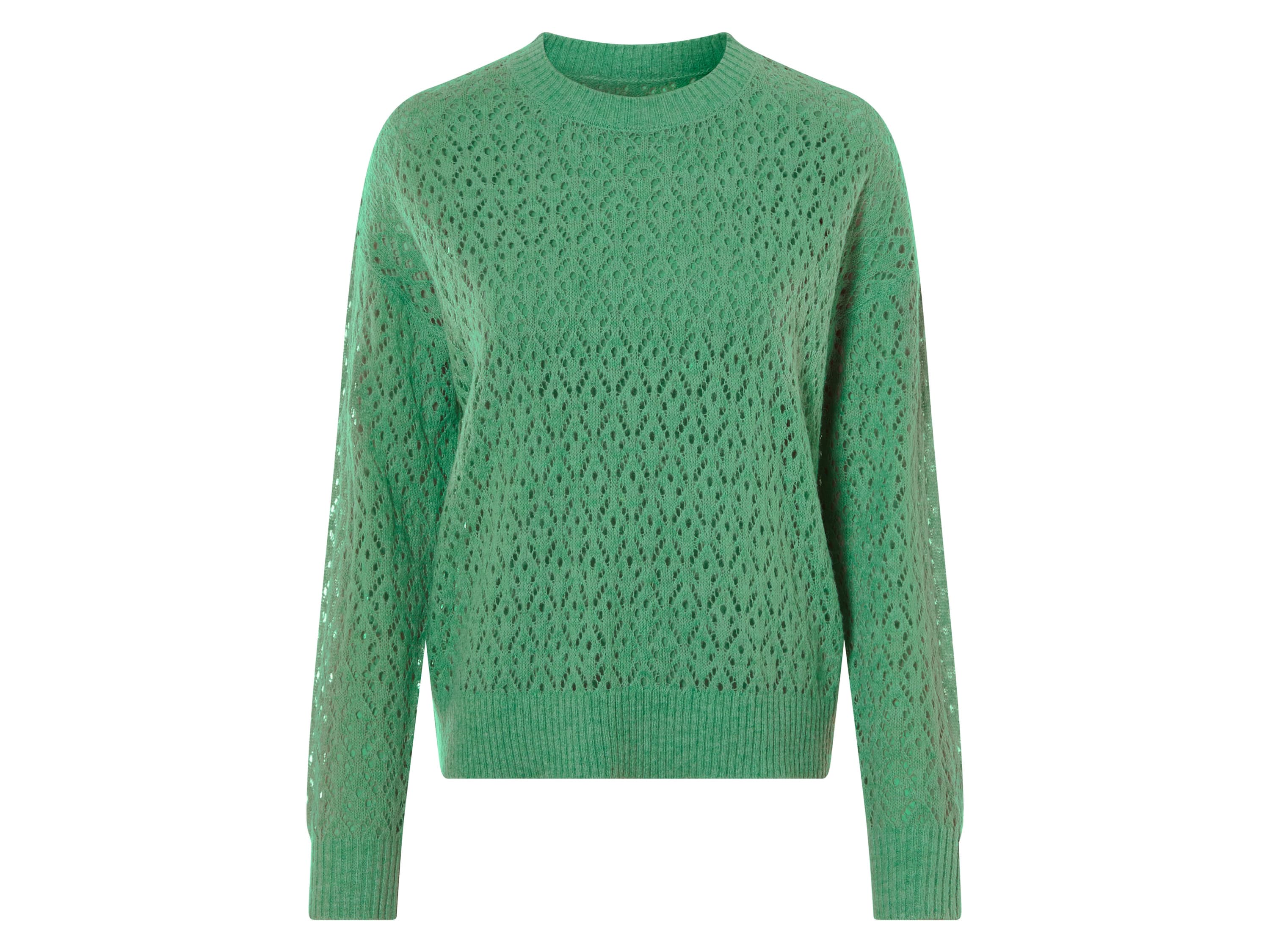 esmara® Dámsky pletený pulóver (zelená, S (36/38)) 1