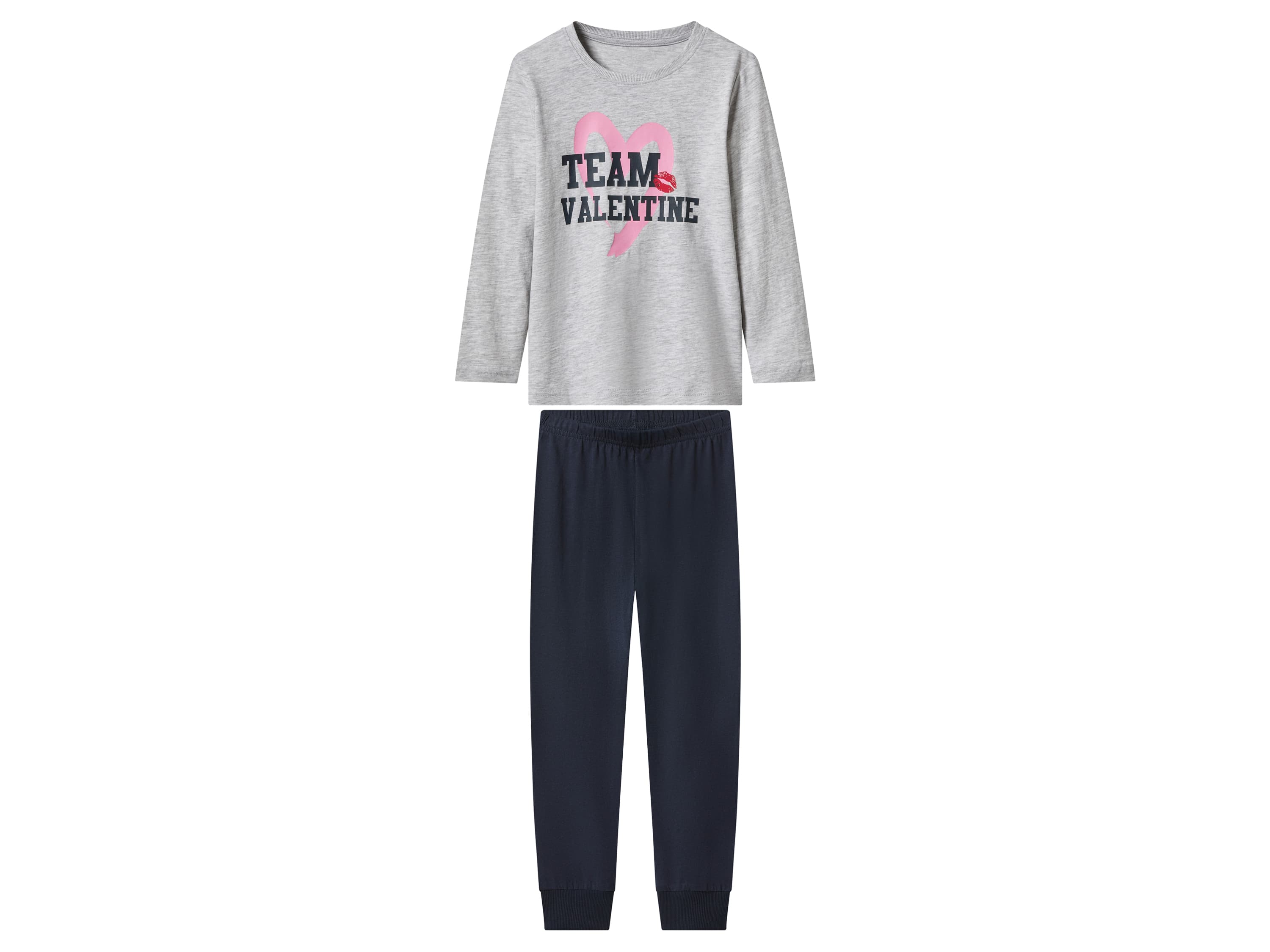 lupilu® Detské pyžamo (sivá/navy modrá, 122/128)