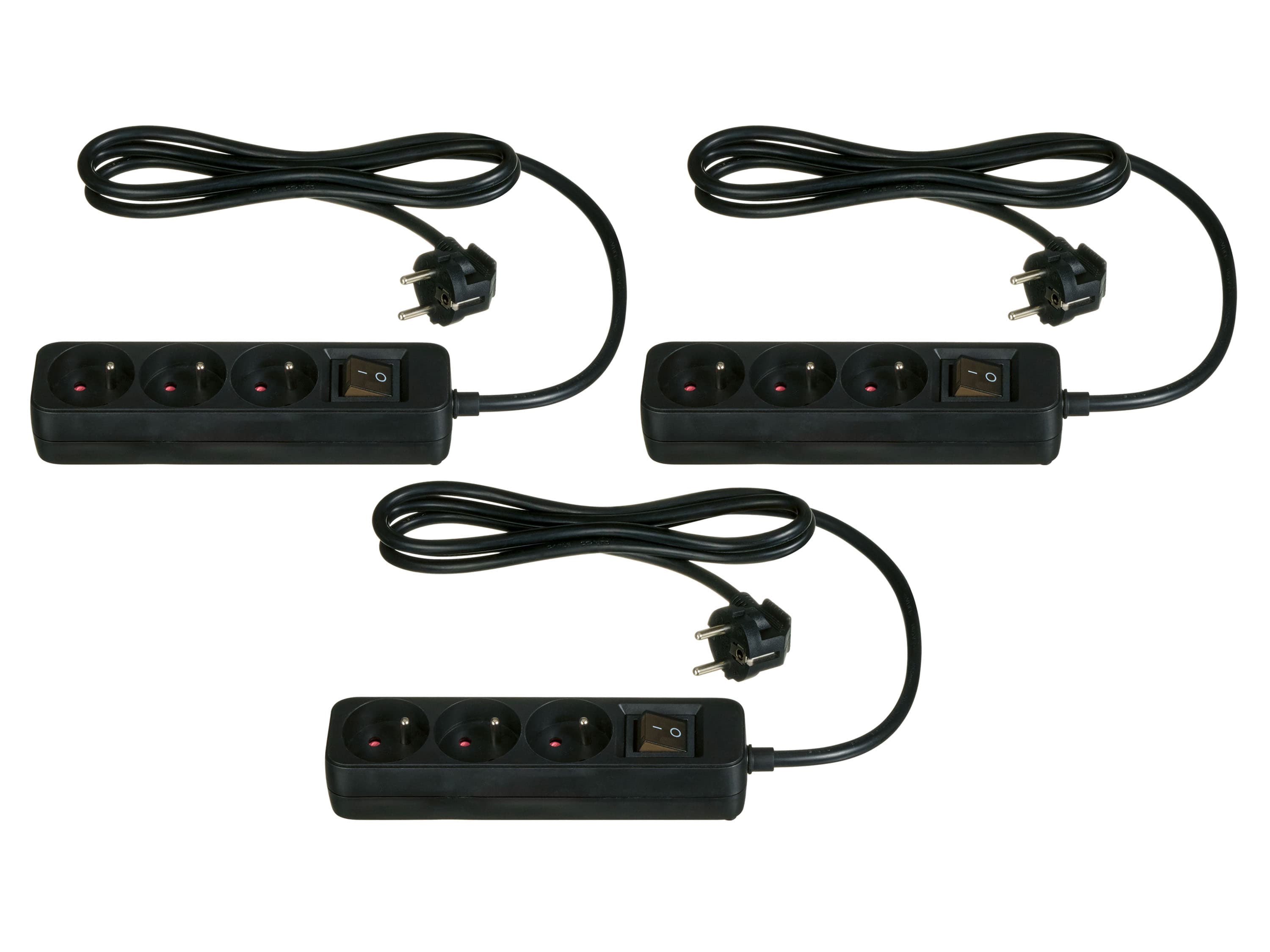 TRONIC® Zásuvková lišta (čierna) 1