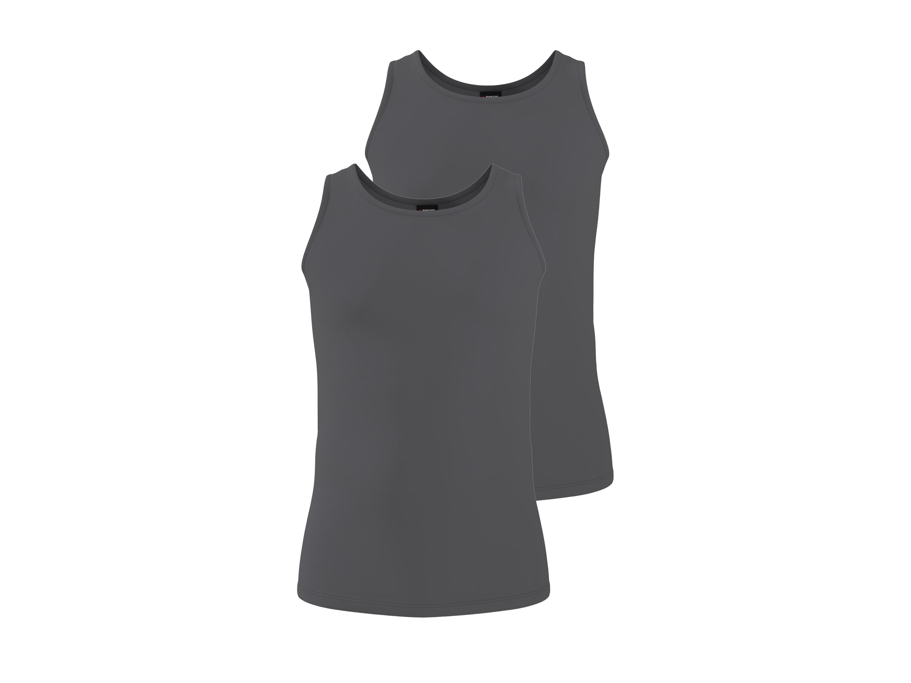 PARKSIDE® Pánske tielko, 2 kusy (sivá, 5/M)