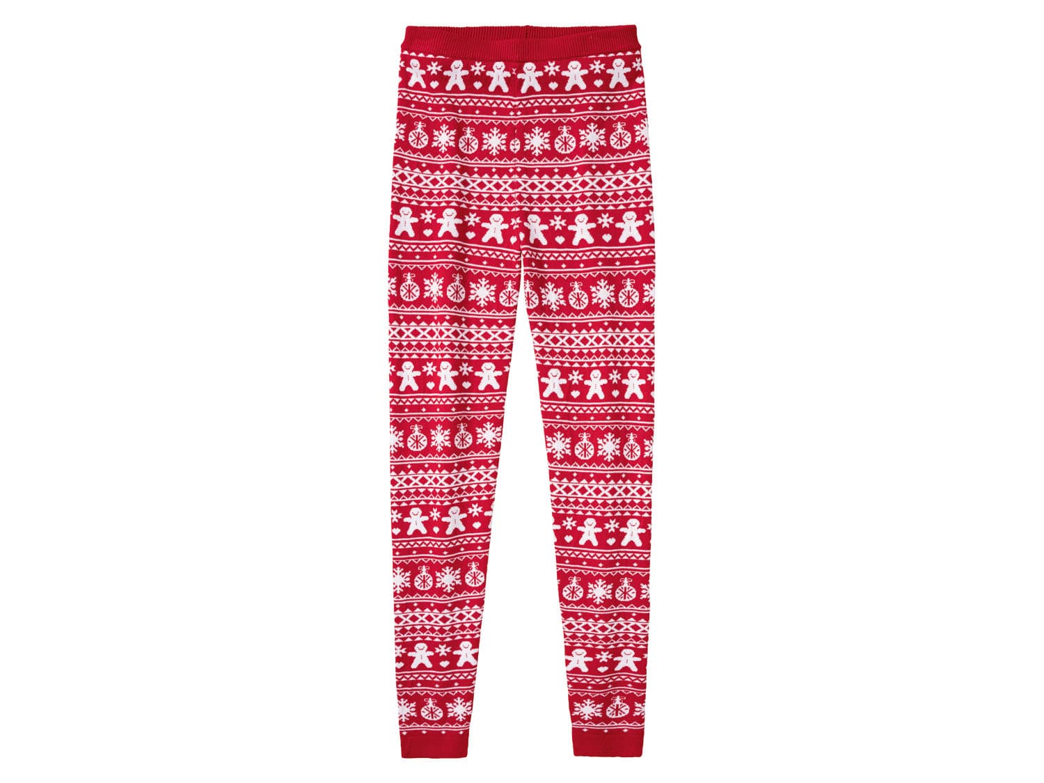 pepperts!® Dievčenské pletené legíny  (červená, 146/152) 1