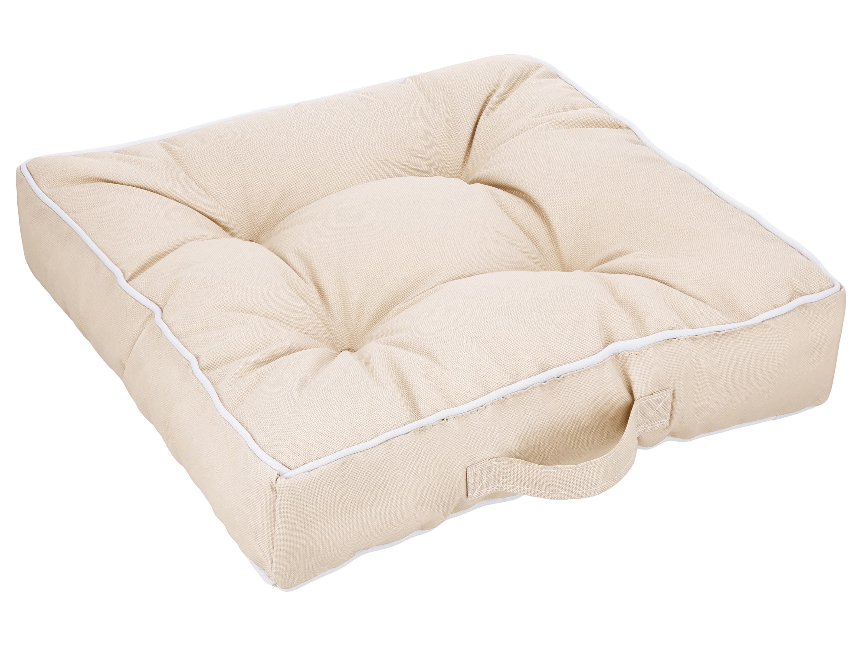 LIVARNO® Podsedák do exteriéru, 39 x 39 x 8 cm (béžová) 1